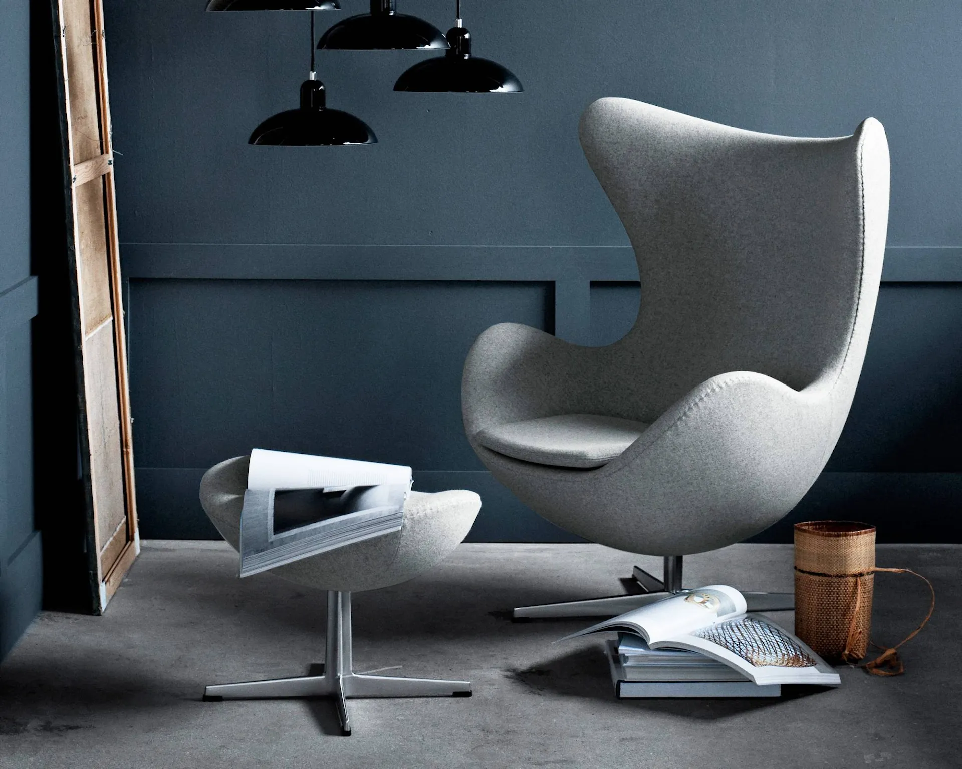 Egg Footstool - Fritz Hansen - Arne Jacobsen - NO GA