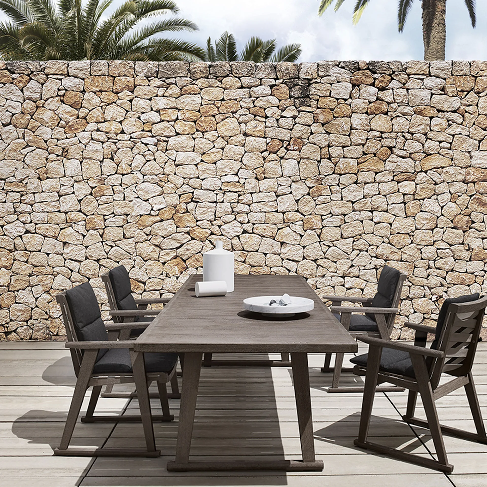 Gio Outdoor Rectangular Table - B&B Italia - Antonio Citterio - NO GA