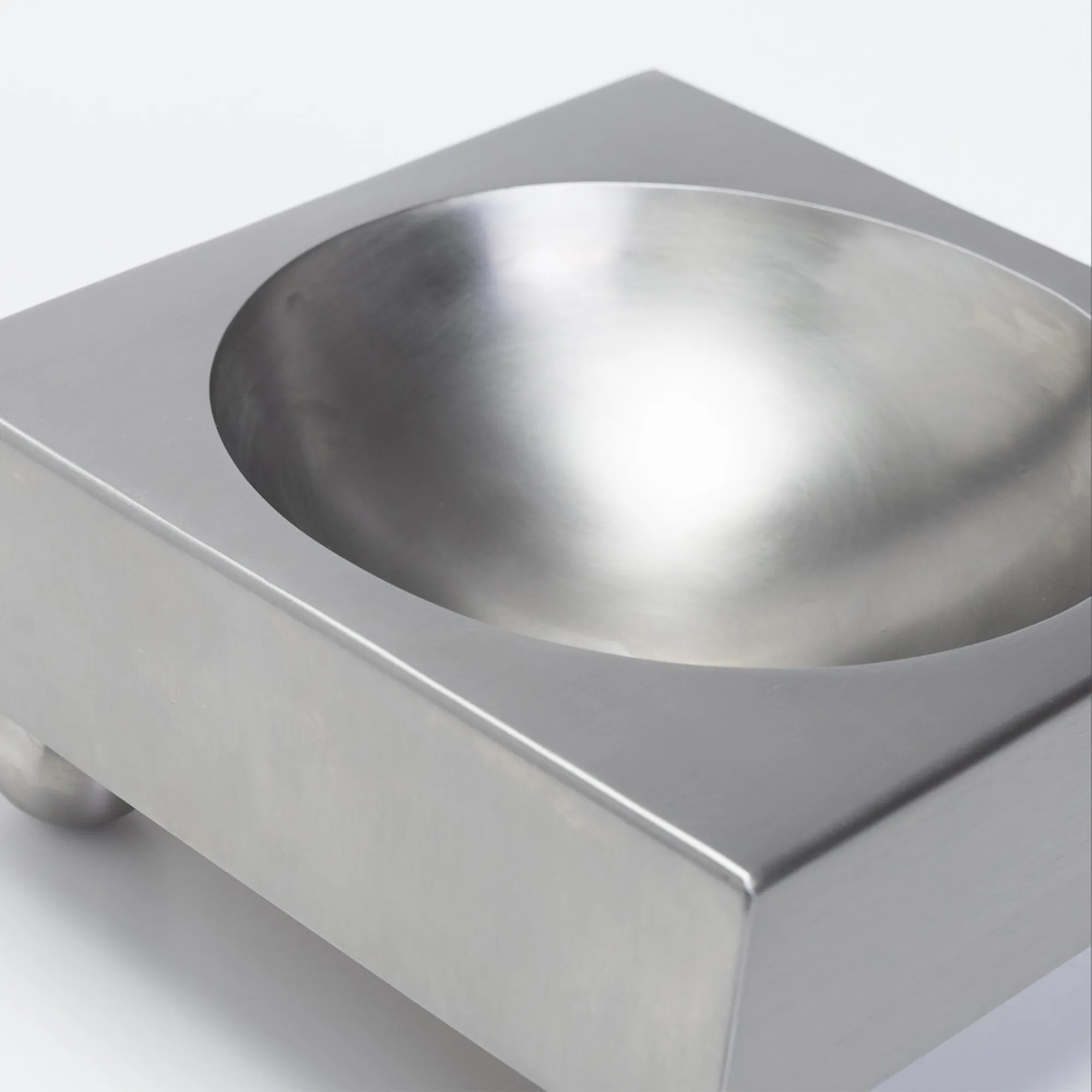 Brushed Stainless Steel Tray decoratieve schaal - 6