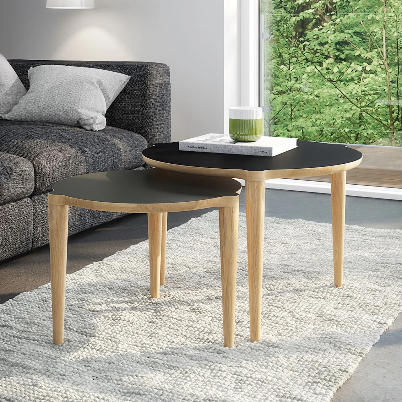 AK 520 Orbit Coffee Table / Oiled oak