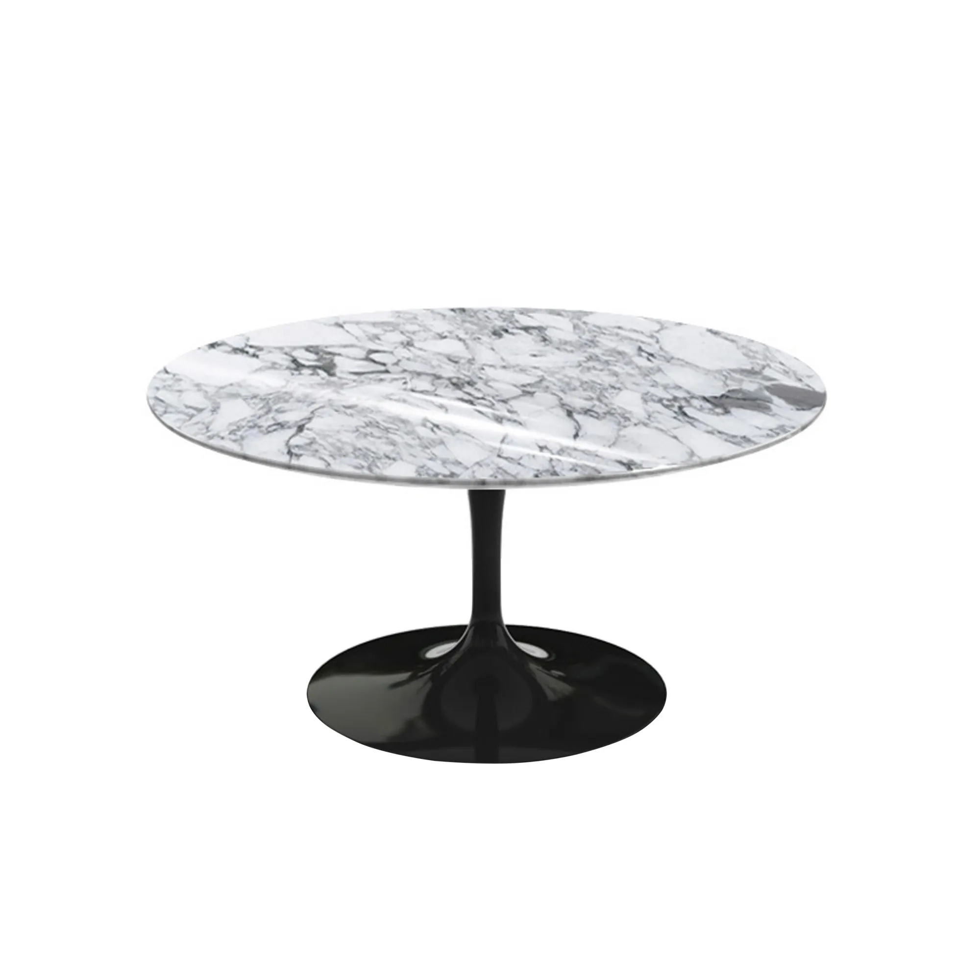 Saarinen Round Coffee Table Ø 91 cm Black - 1