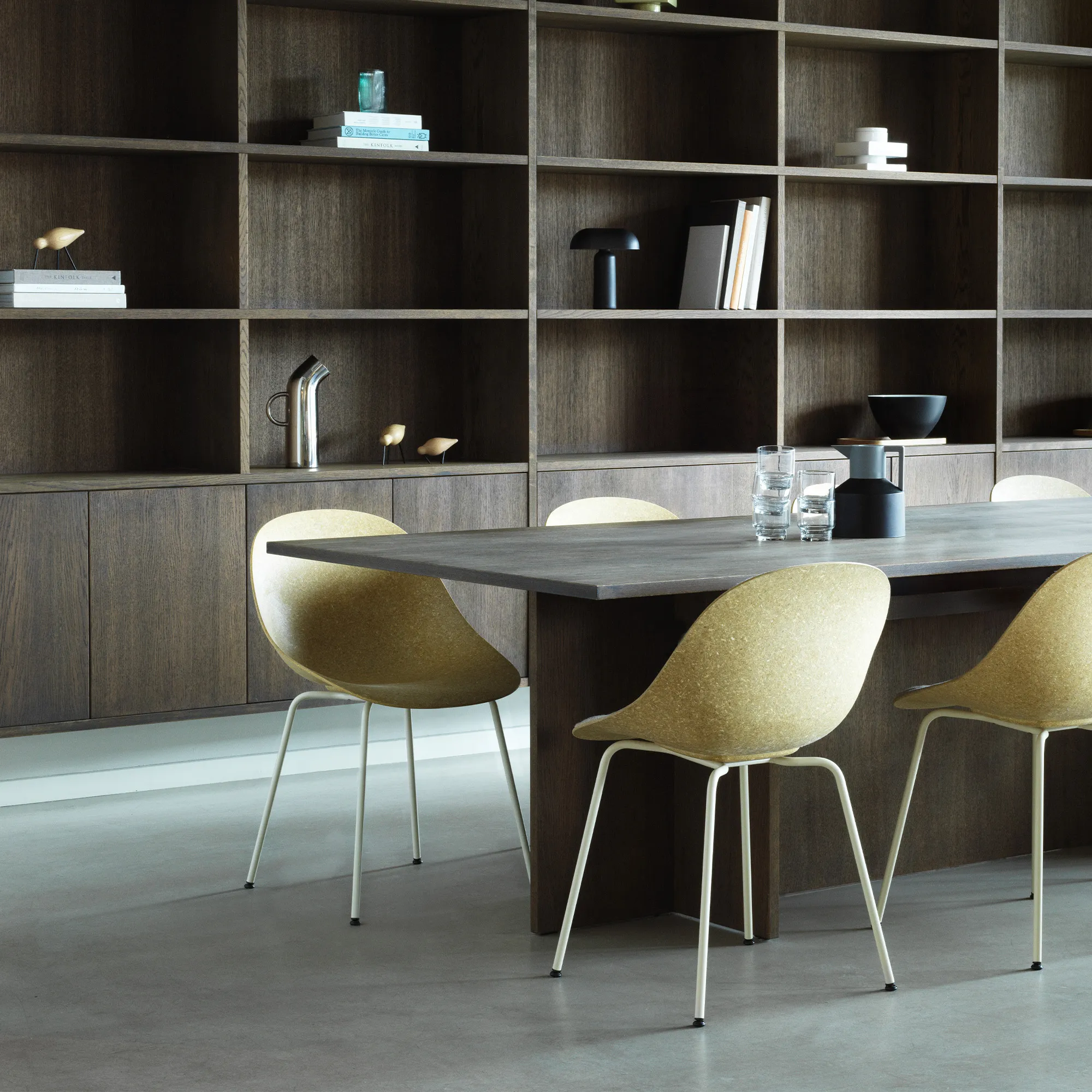 Mat Chair Cream Steel - 5