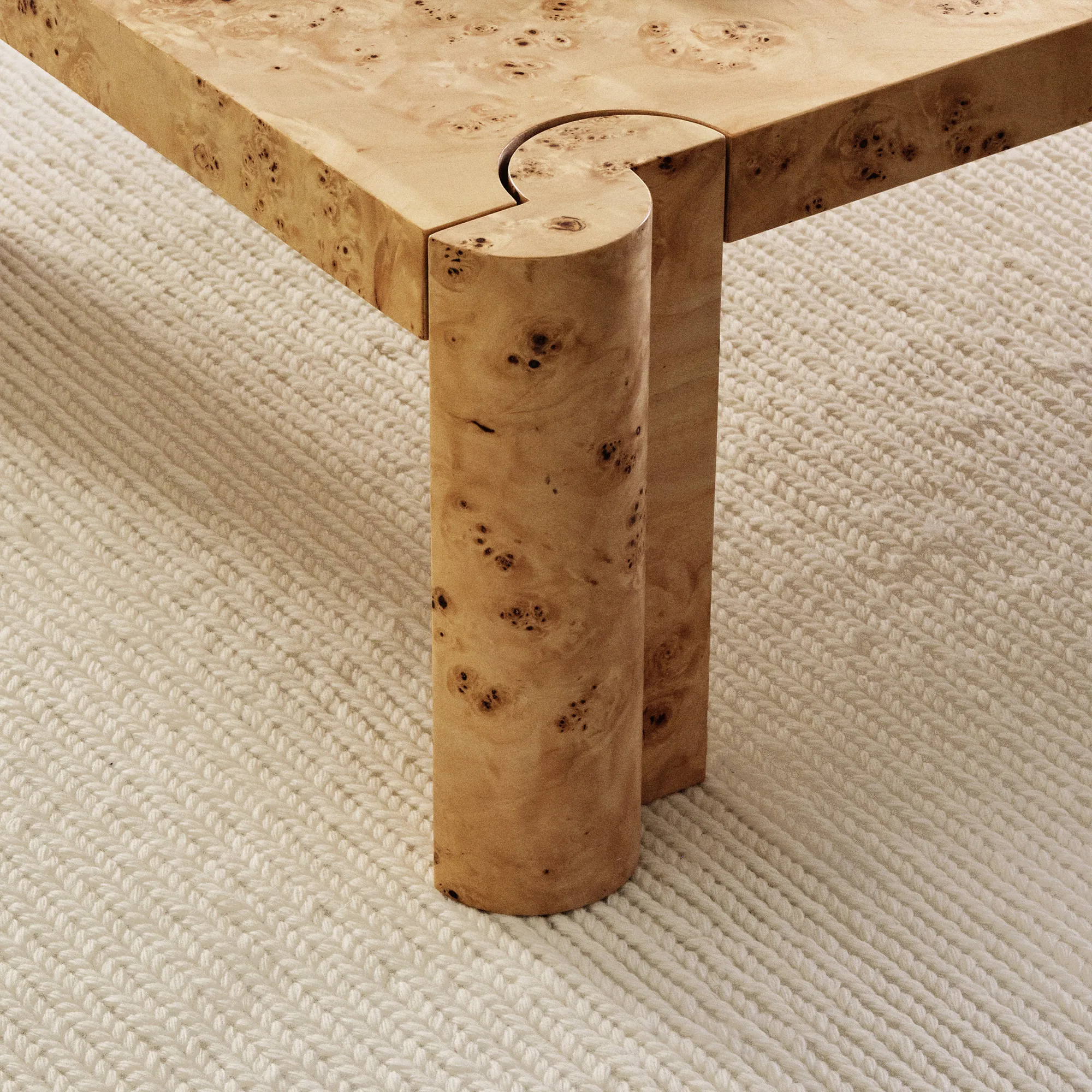 Braid Cream Wool Rug - 6
