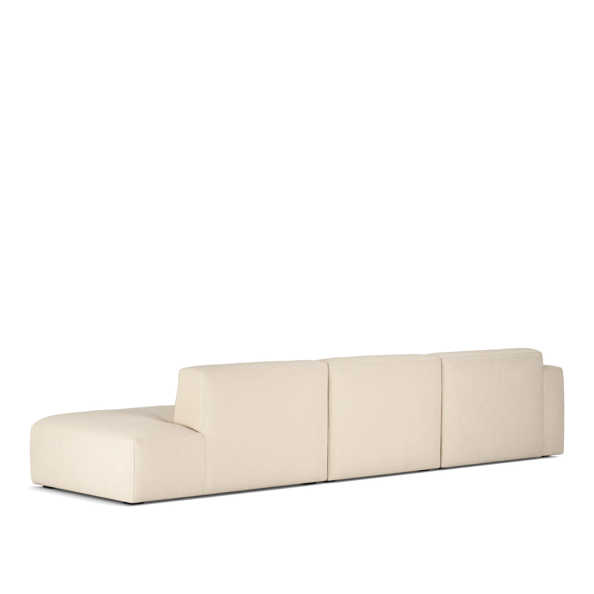 Brick 3-Seater Chaise Lounge Open End Right - 7