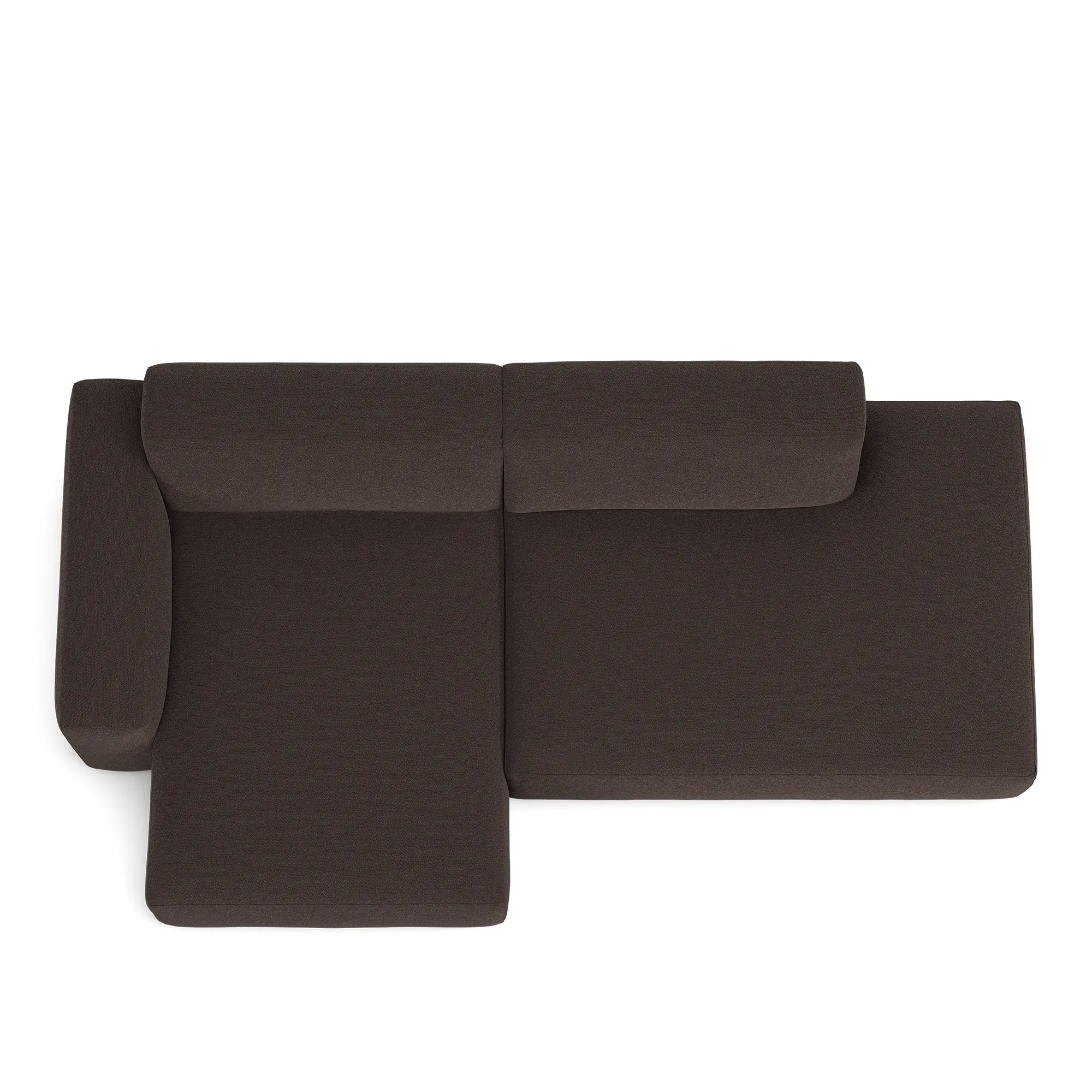 Brick 2-Seater Chaise Lounge Open End Right - 8