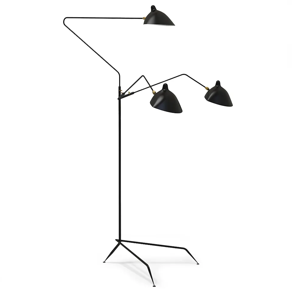 Lampadaire Three Arm floor lamp