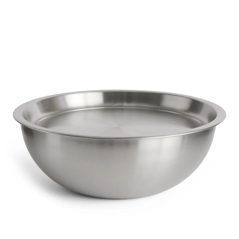 Outdoor Market Steel Bowl with Lid