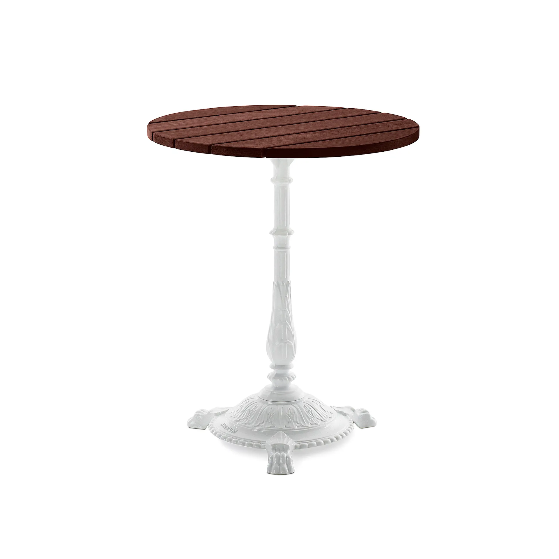 Classic Café Table Brown Lacquered Pine Wood - Byarums Bruk - NO GA