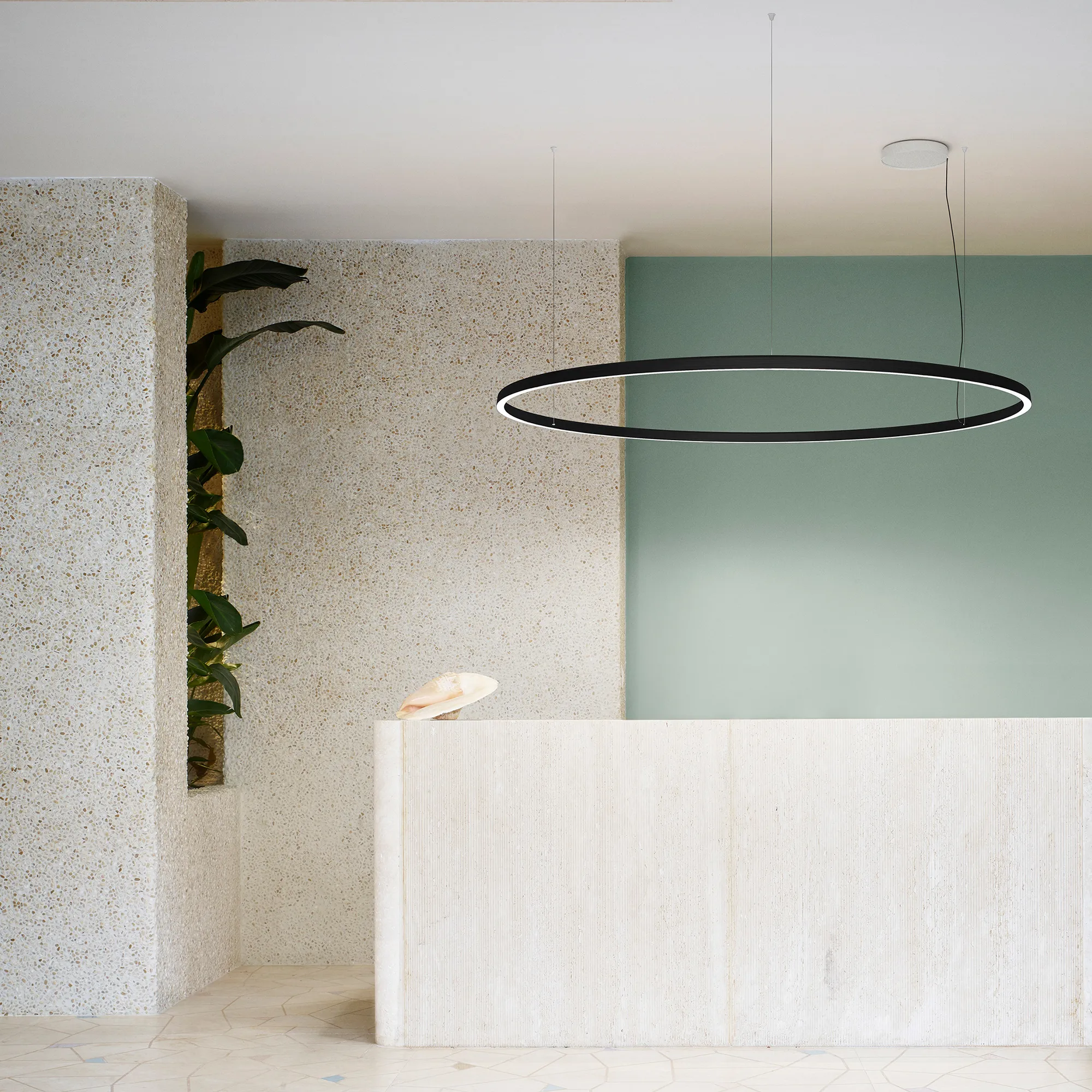 Compendium Circle Suspension Brass - 3
