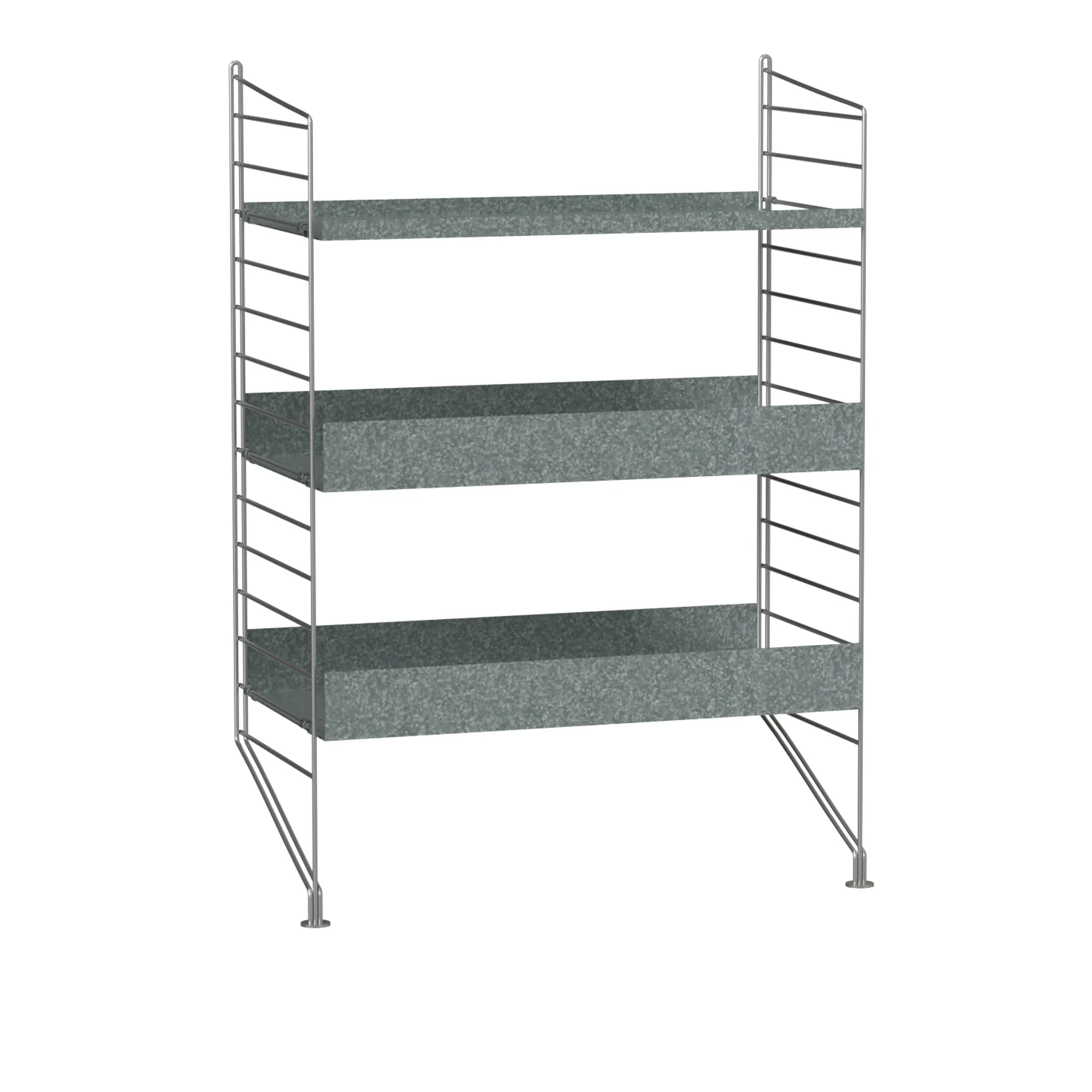 Outdoor shelving system B Galvanized - 1