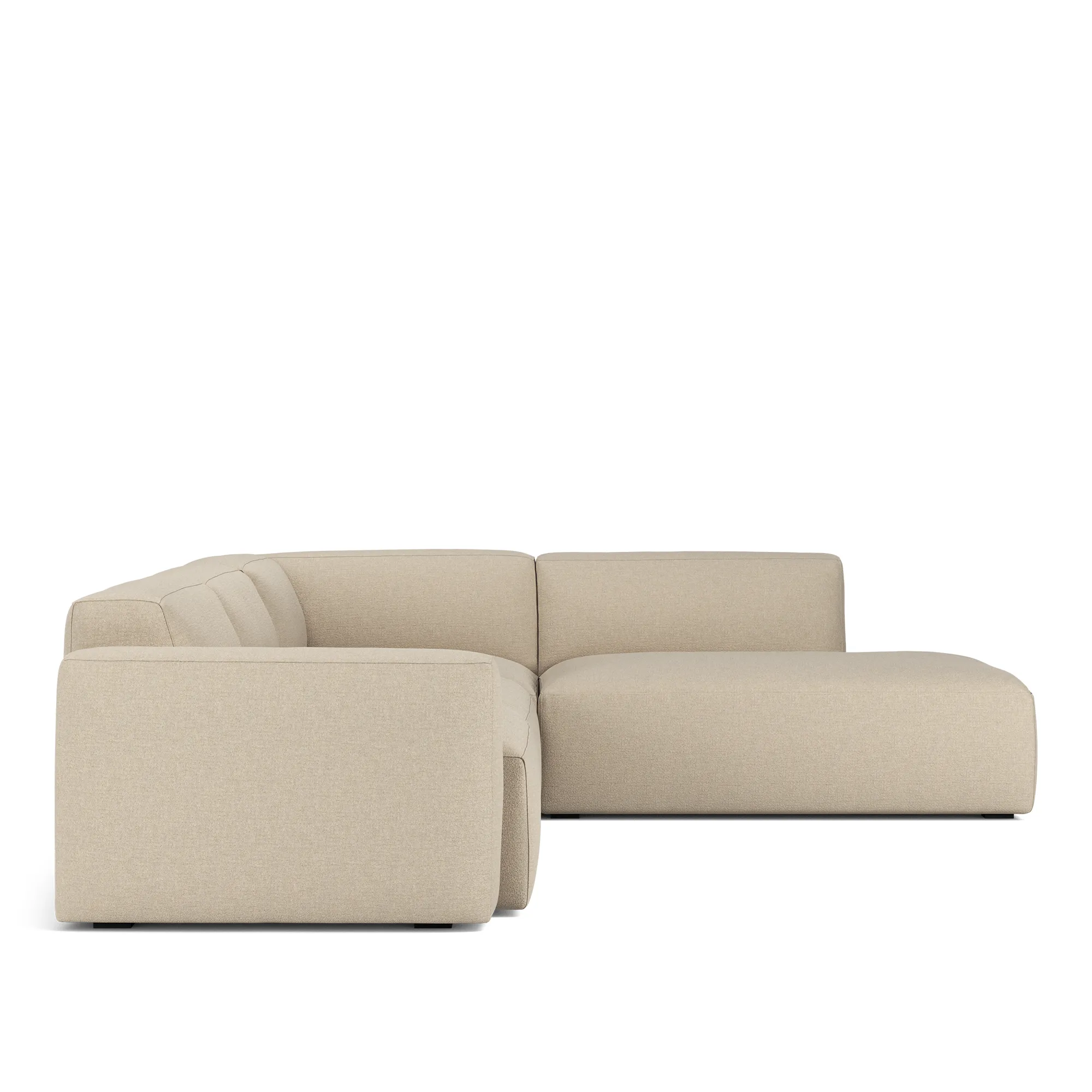 Brick 4-Seater Corner Open End Right - 3