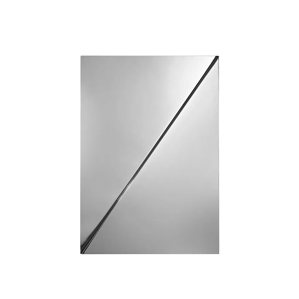 Gaze mirror polished steel