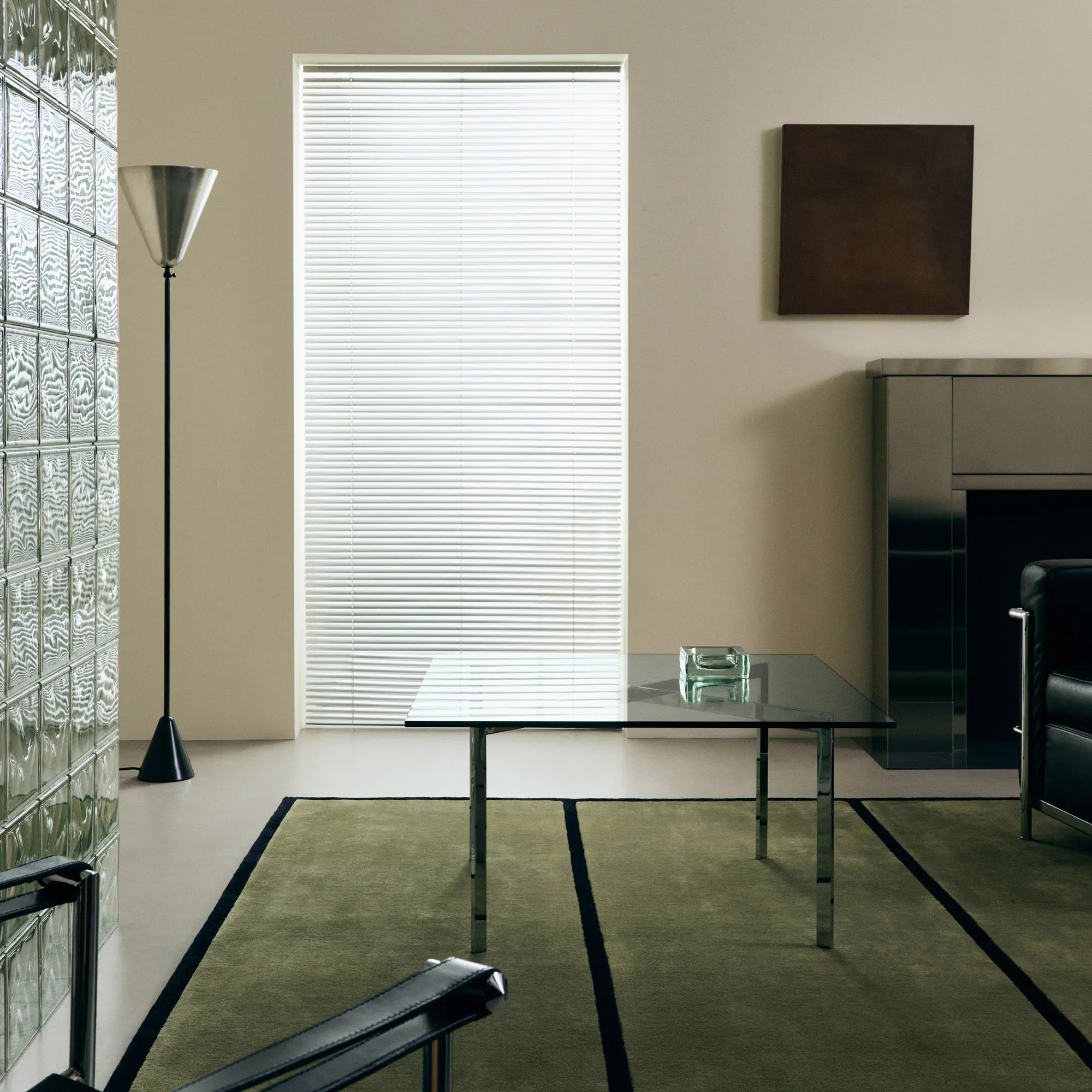 Norr Mälarstrand 01 Green/Black wool rug - 2