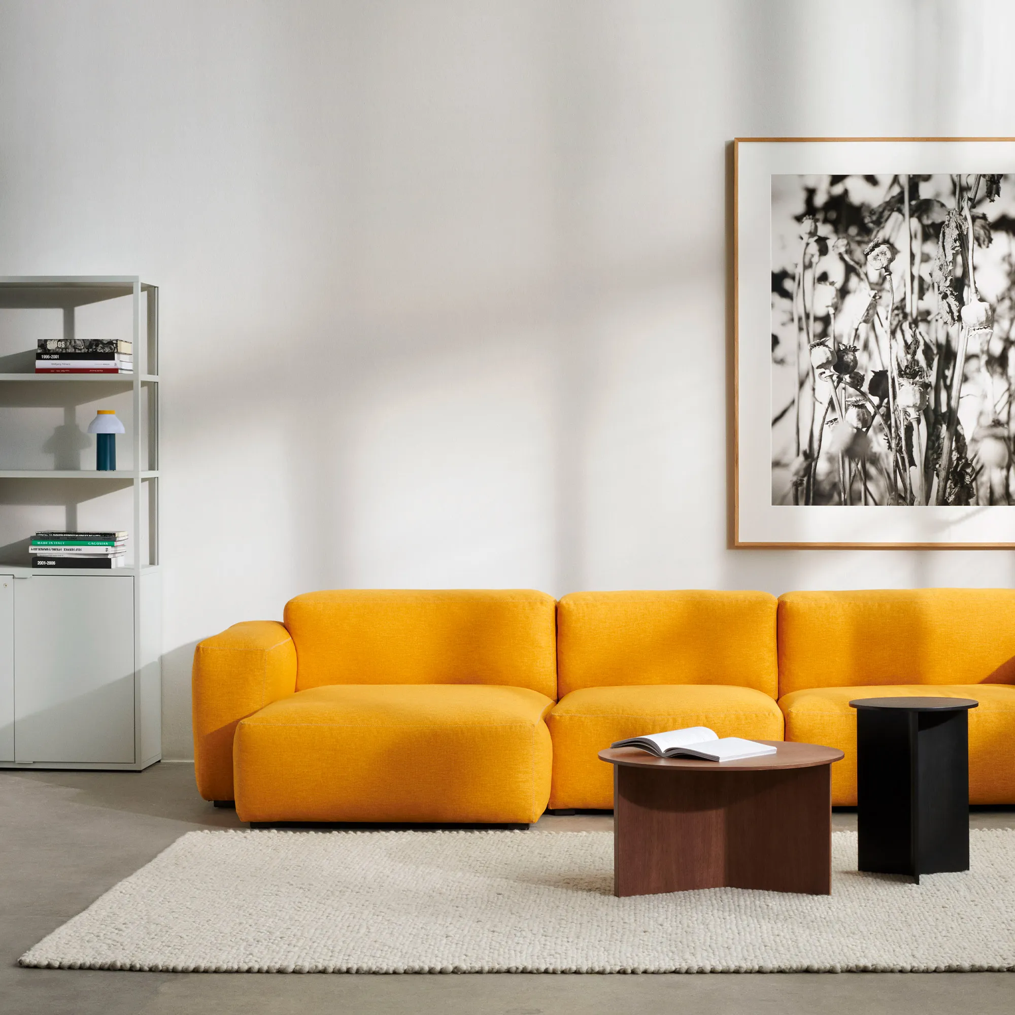 Slit Coffee Table Round High - 5