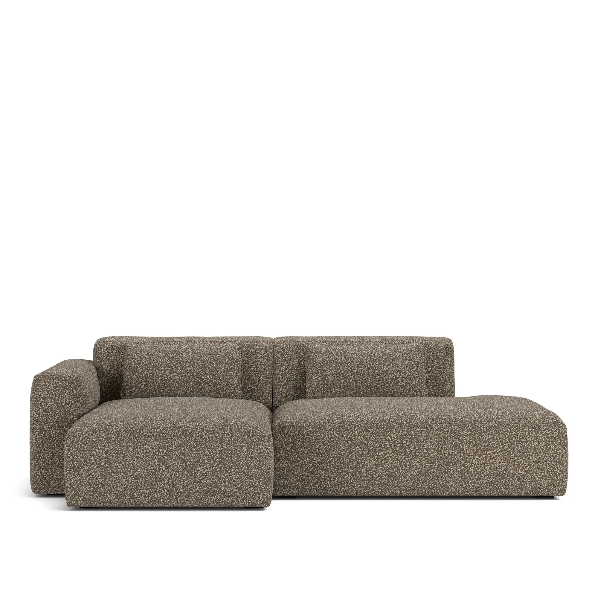 Brick 2-Seater Chaise Lounge Open End Right - 9
