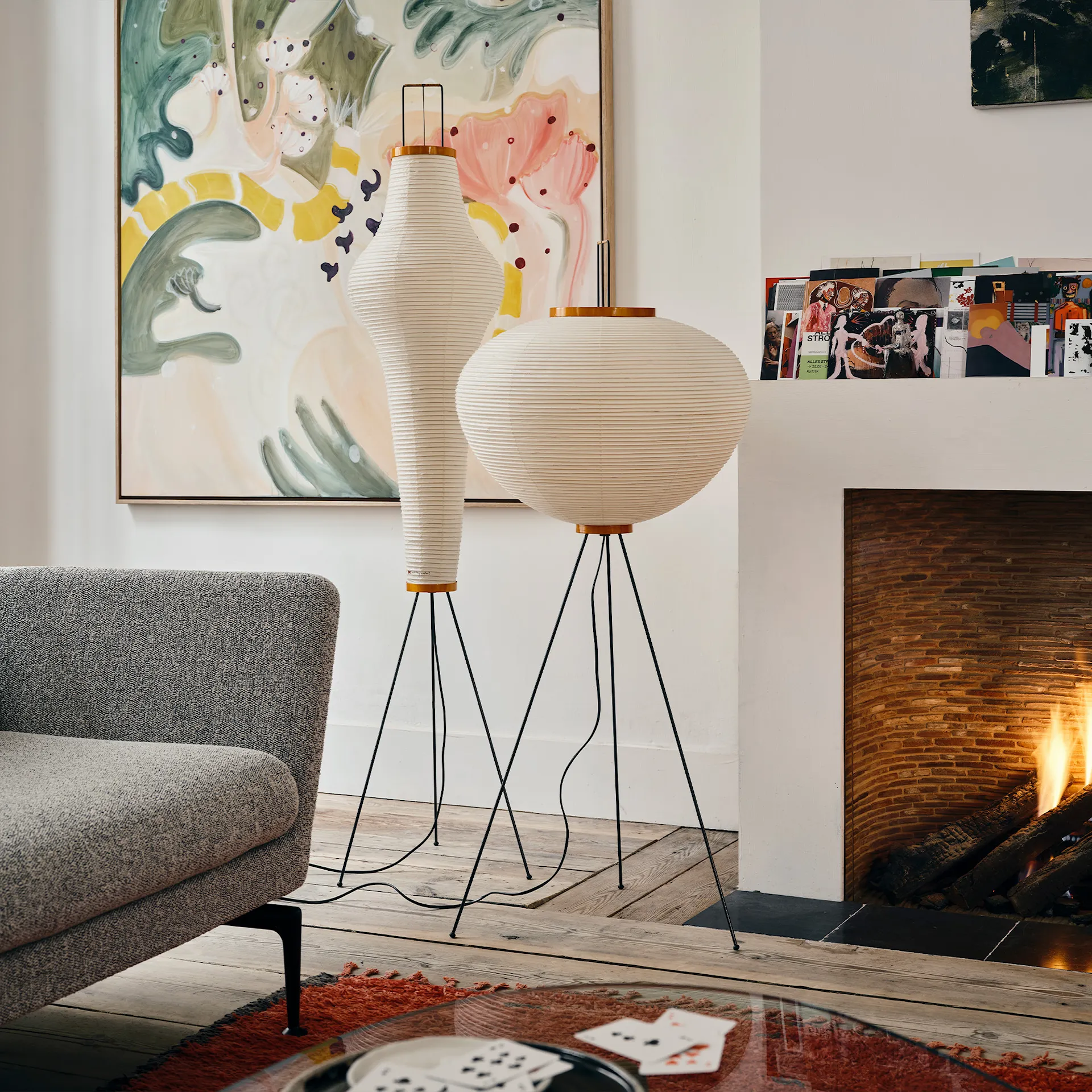 Akari 14A Floor Lamp - Vitra - Isamu Noguchi - NO GA