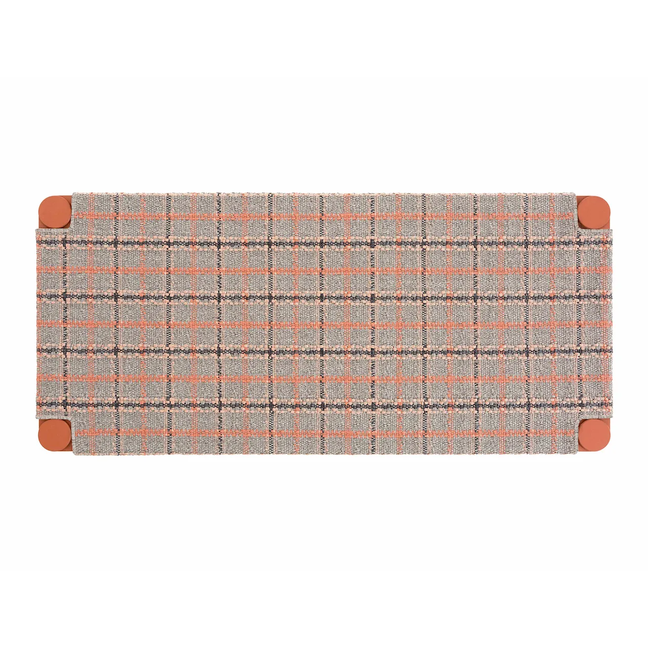 Garden Layers Single Indian Bed - Tartan Terracotta