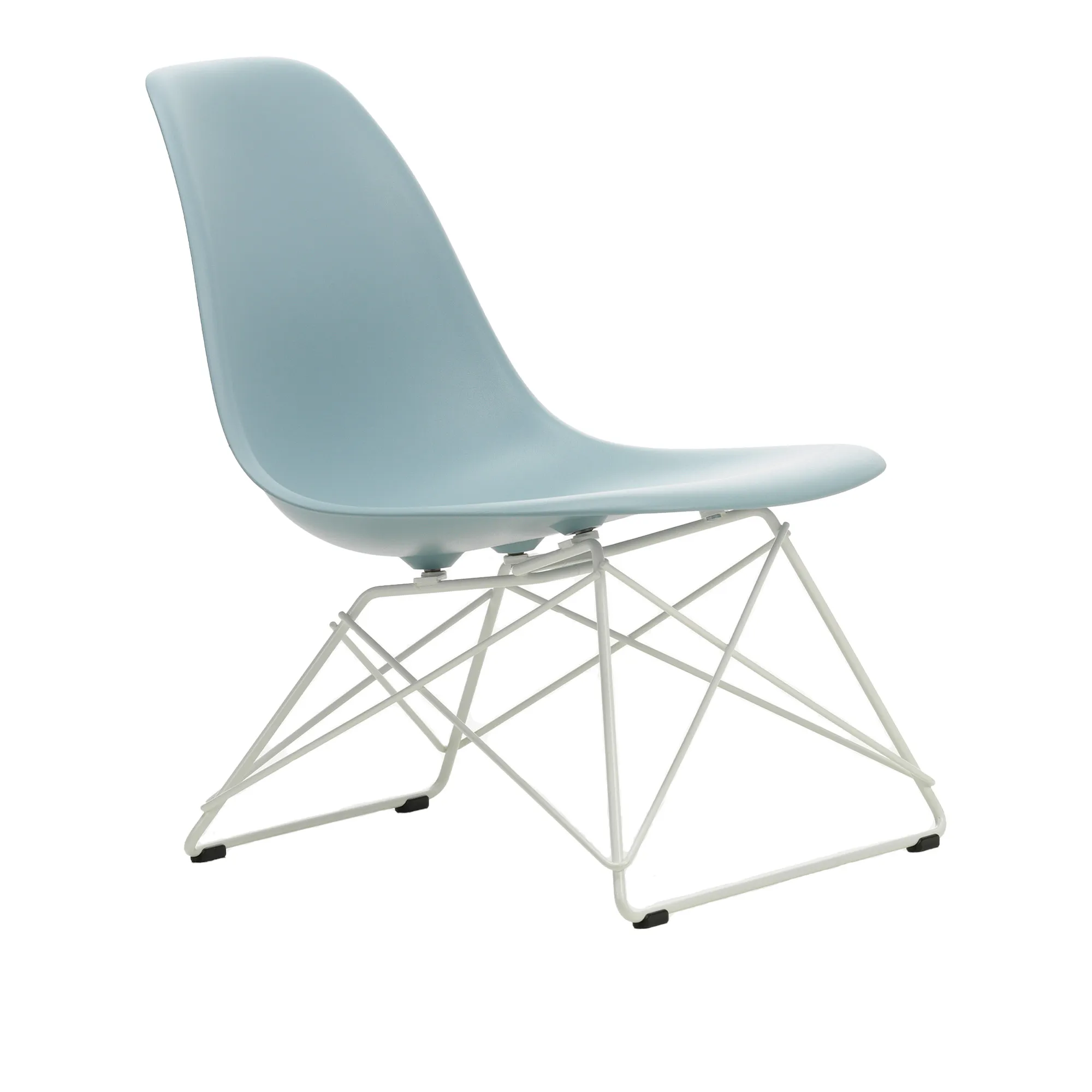 Eames RE Plastic Side Chair LSR White - 1