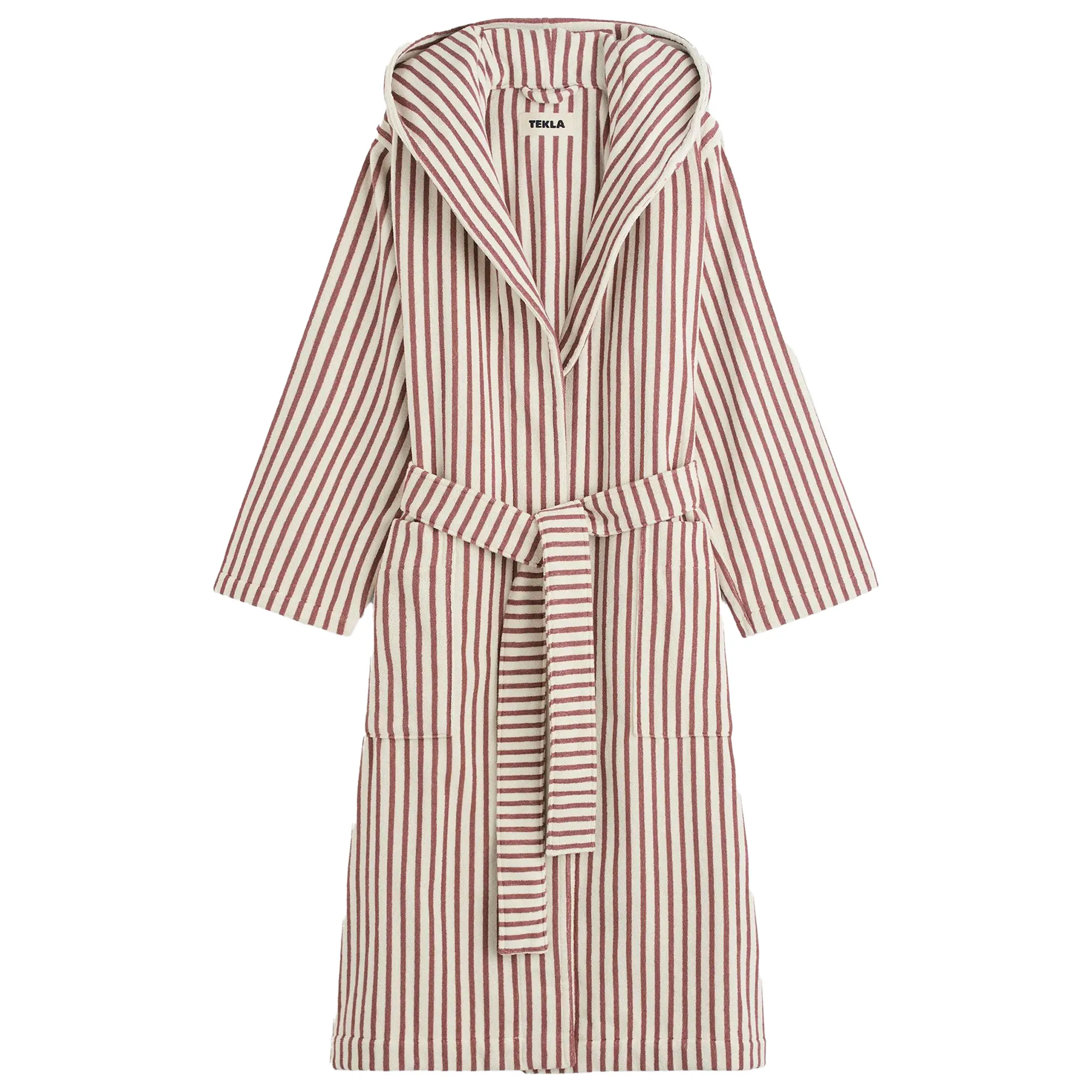 Hooded Ripple Stripes badjas - 1