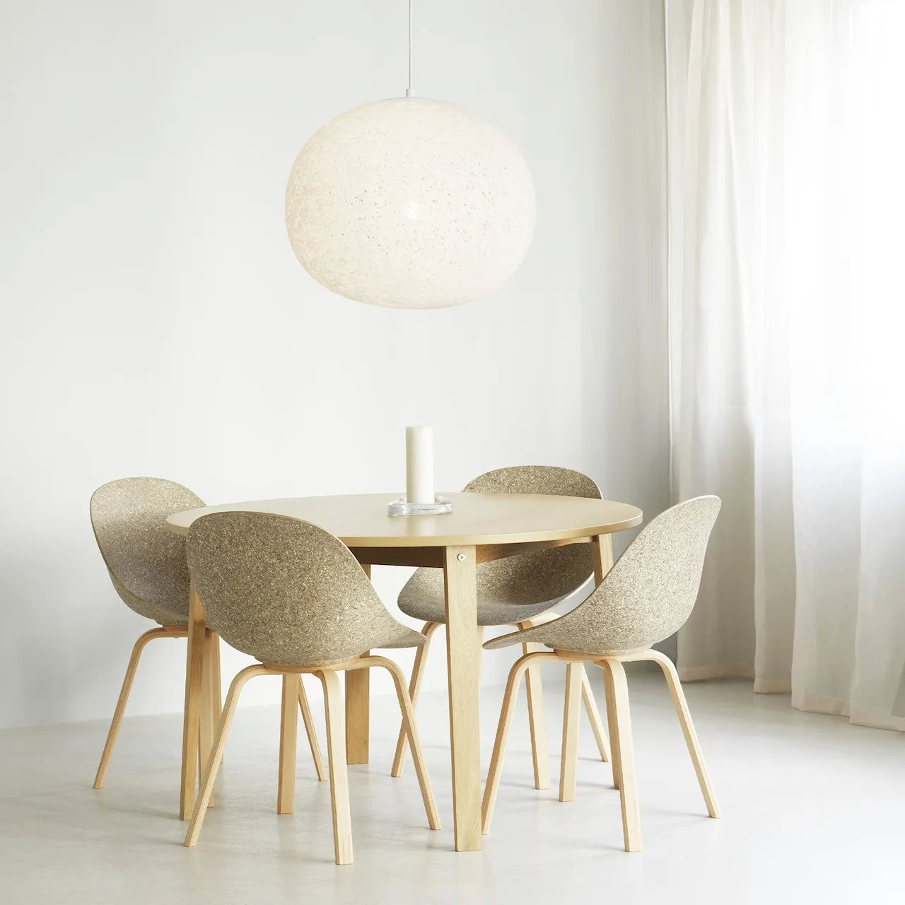 Food dining chair beech legs