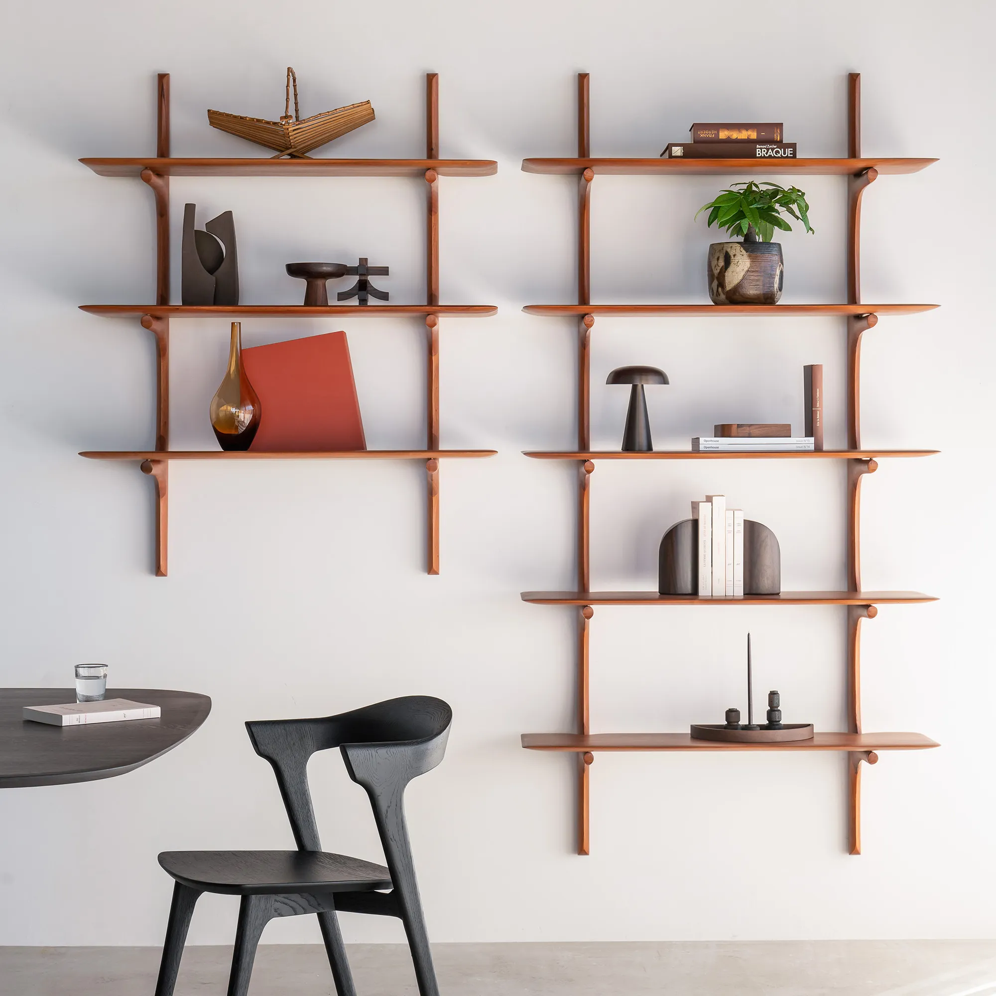 PI Wall Shelf Mahogany - 8