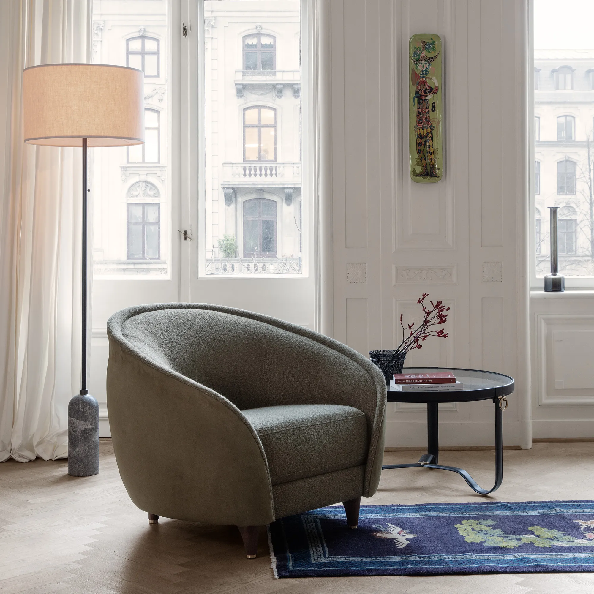 Adnet Coffee Table Ø100 cm - 4
