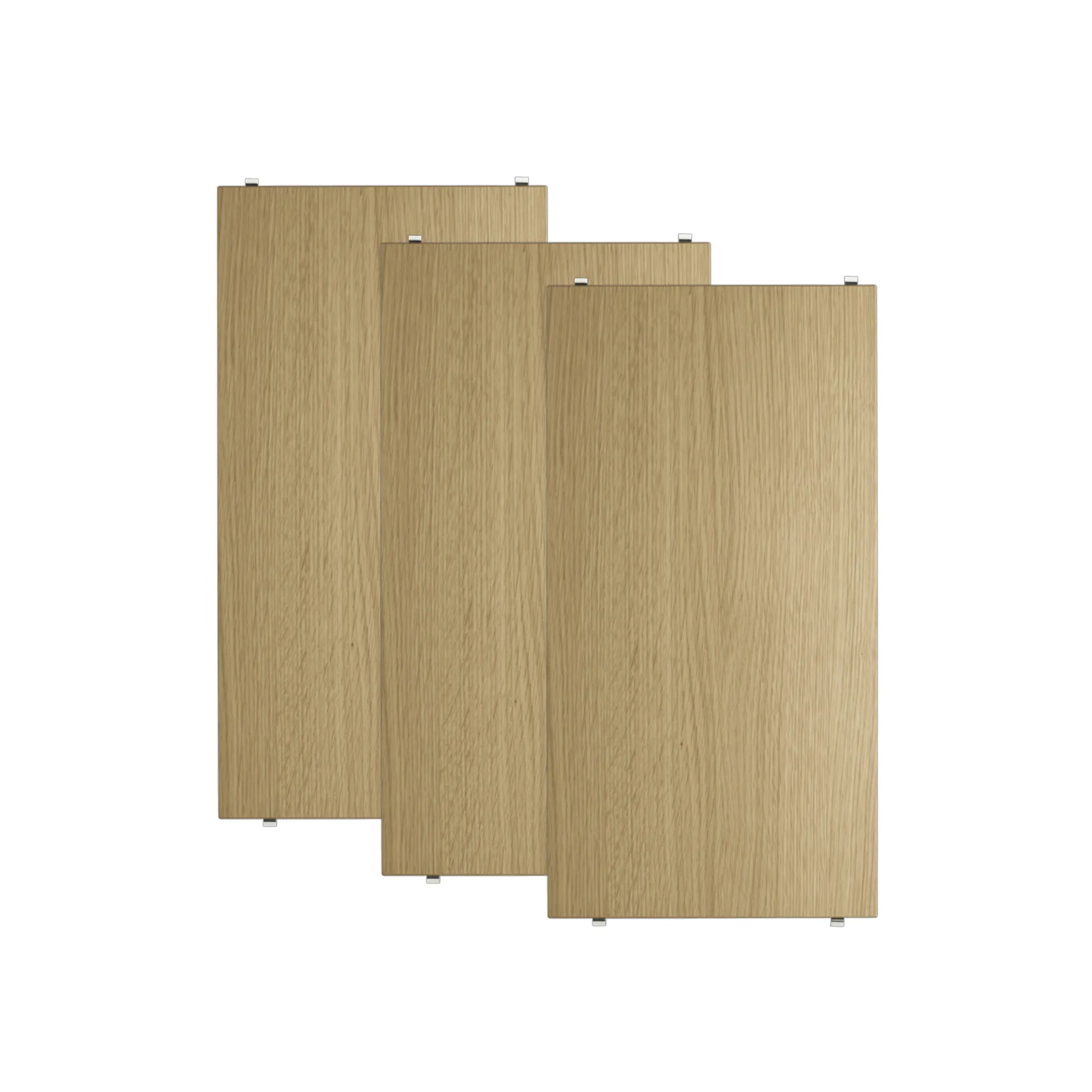 Shelves 58 x 30 cm Set of 3 - 1
