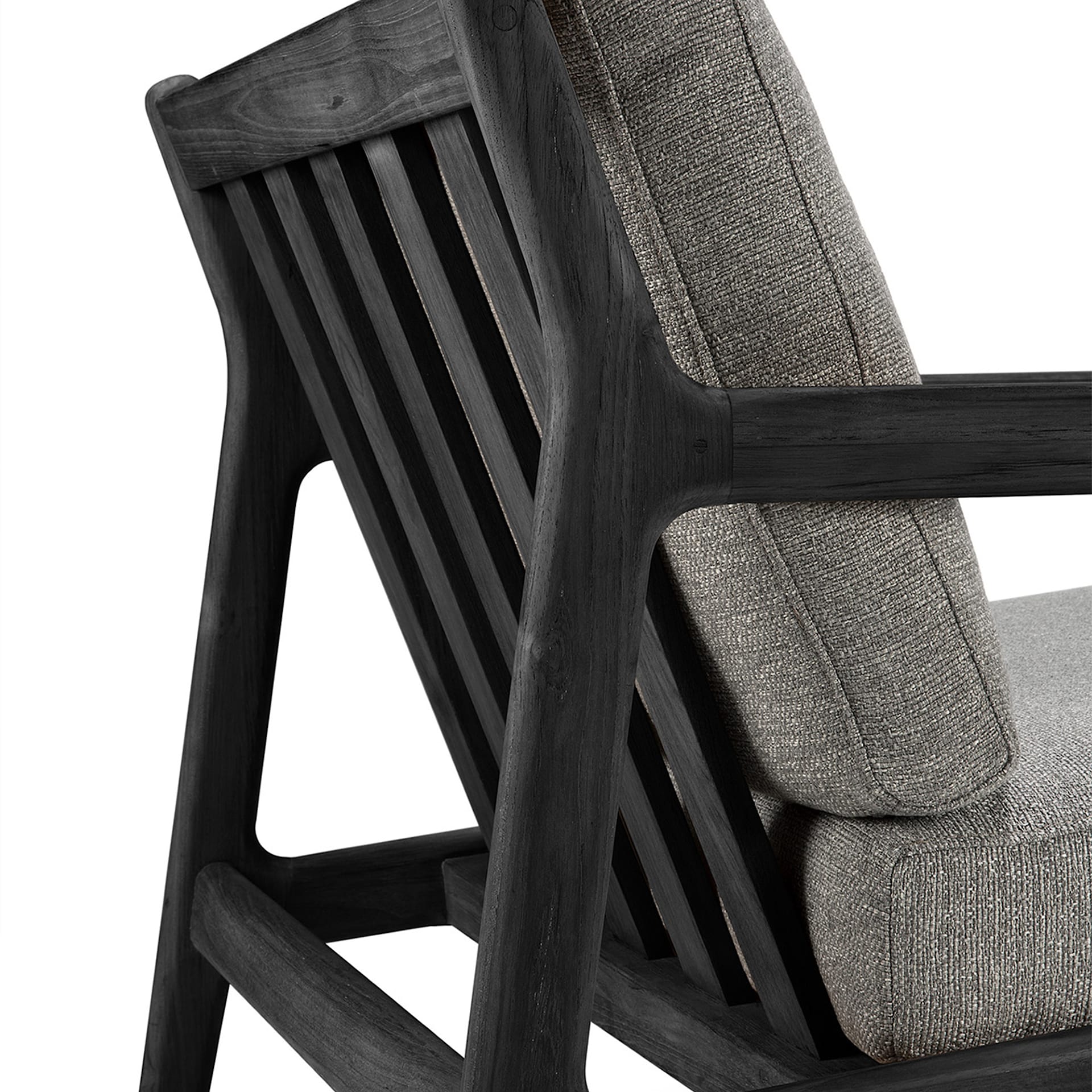Jack Outdoor Lounge Chair Black Teak - Ethnicraft - NO GA