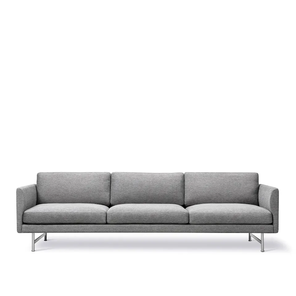 Calmo 3-Seater Sofa Matt Chrome
