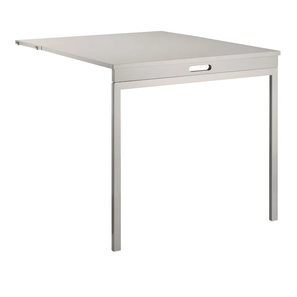 String Folding Table Beige/Beige