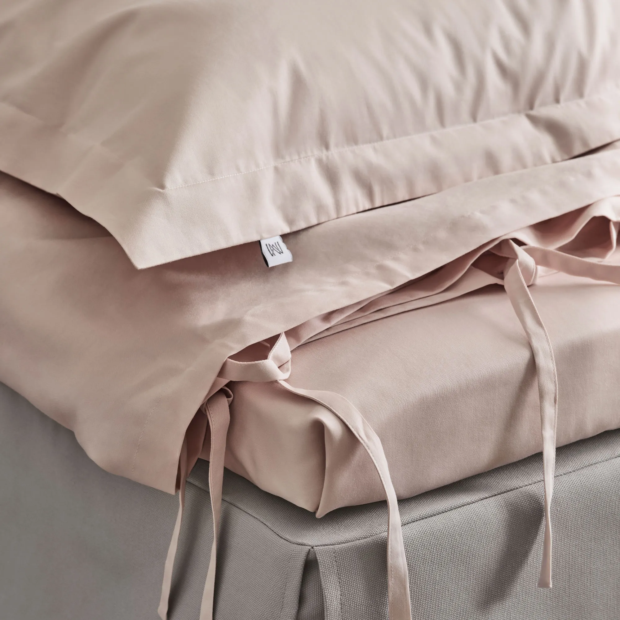 Satina Duvet cover Pink - 5
