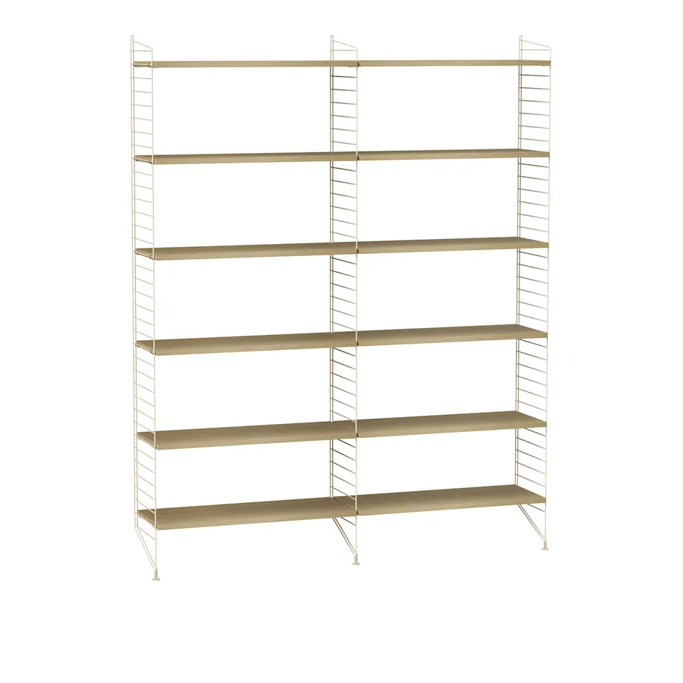 Stue reolsystem A eg/beige