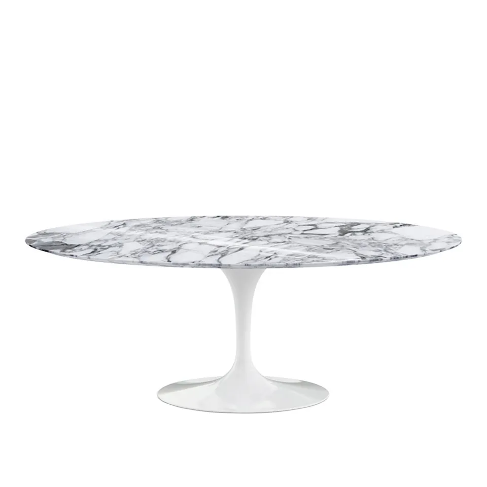 Saarinen Oval ruokapöytä 198 cm White