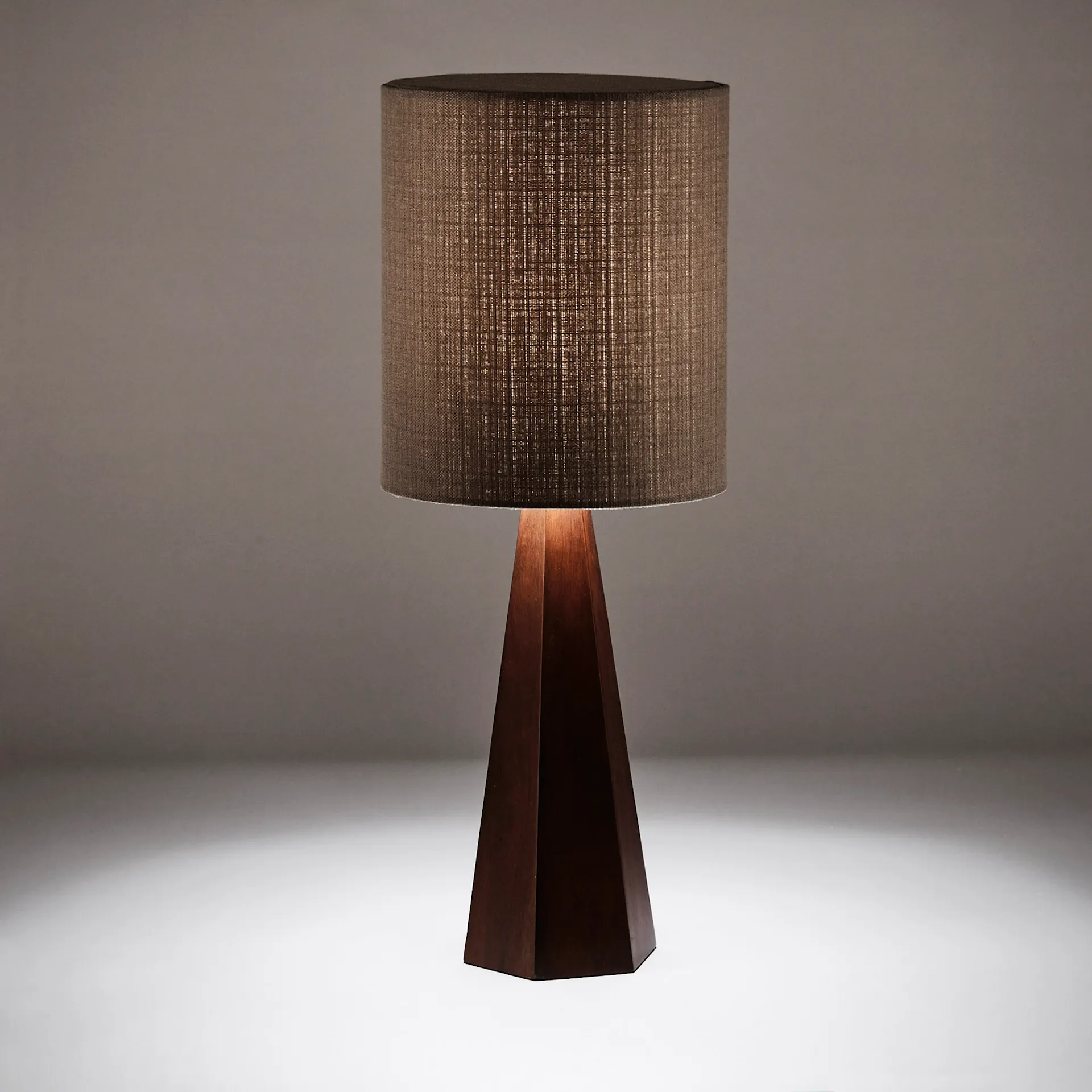 Hexagon Table Lamp - Dusty Deco - NO GA