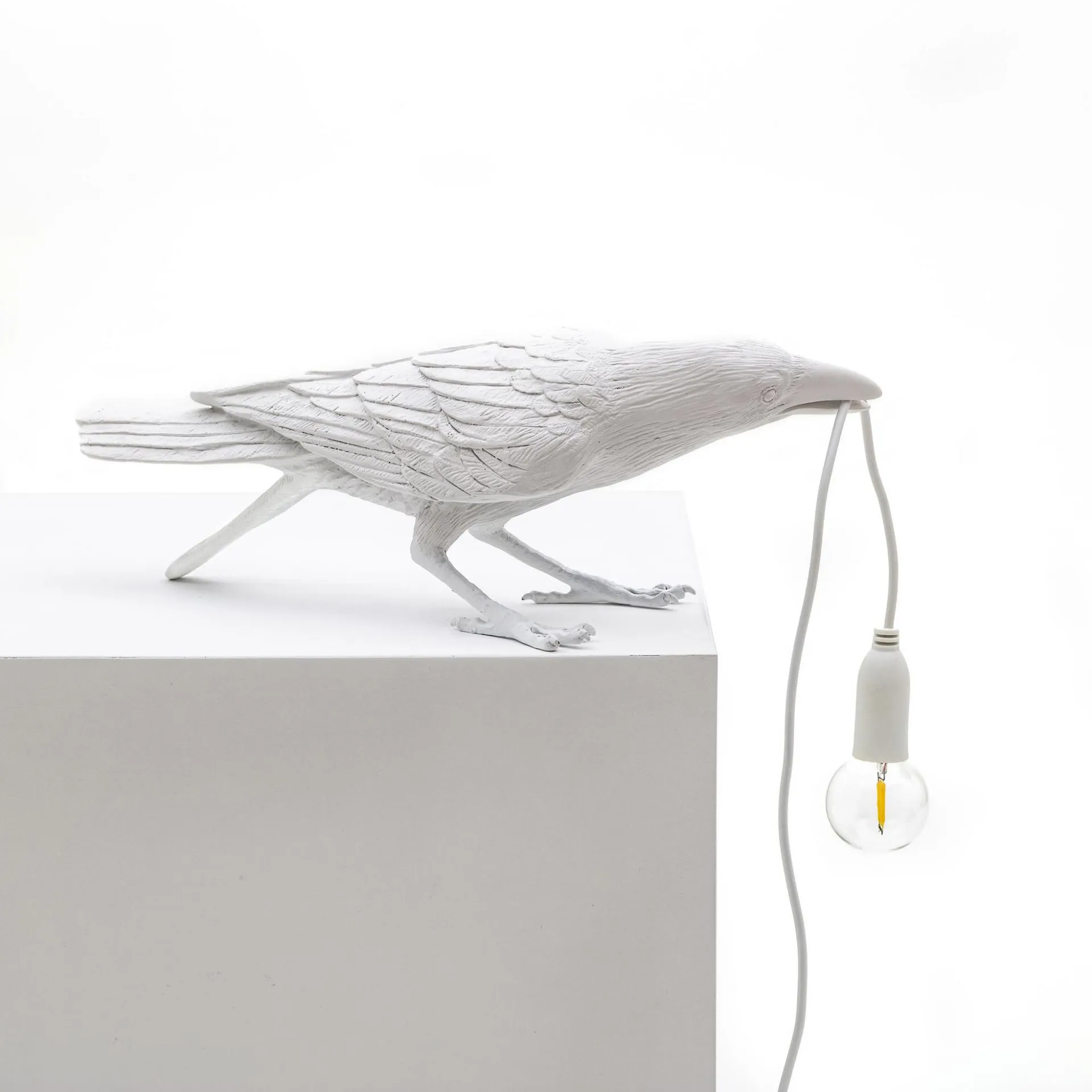 Bird Lamp Playing - White - Seletti - NO GA