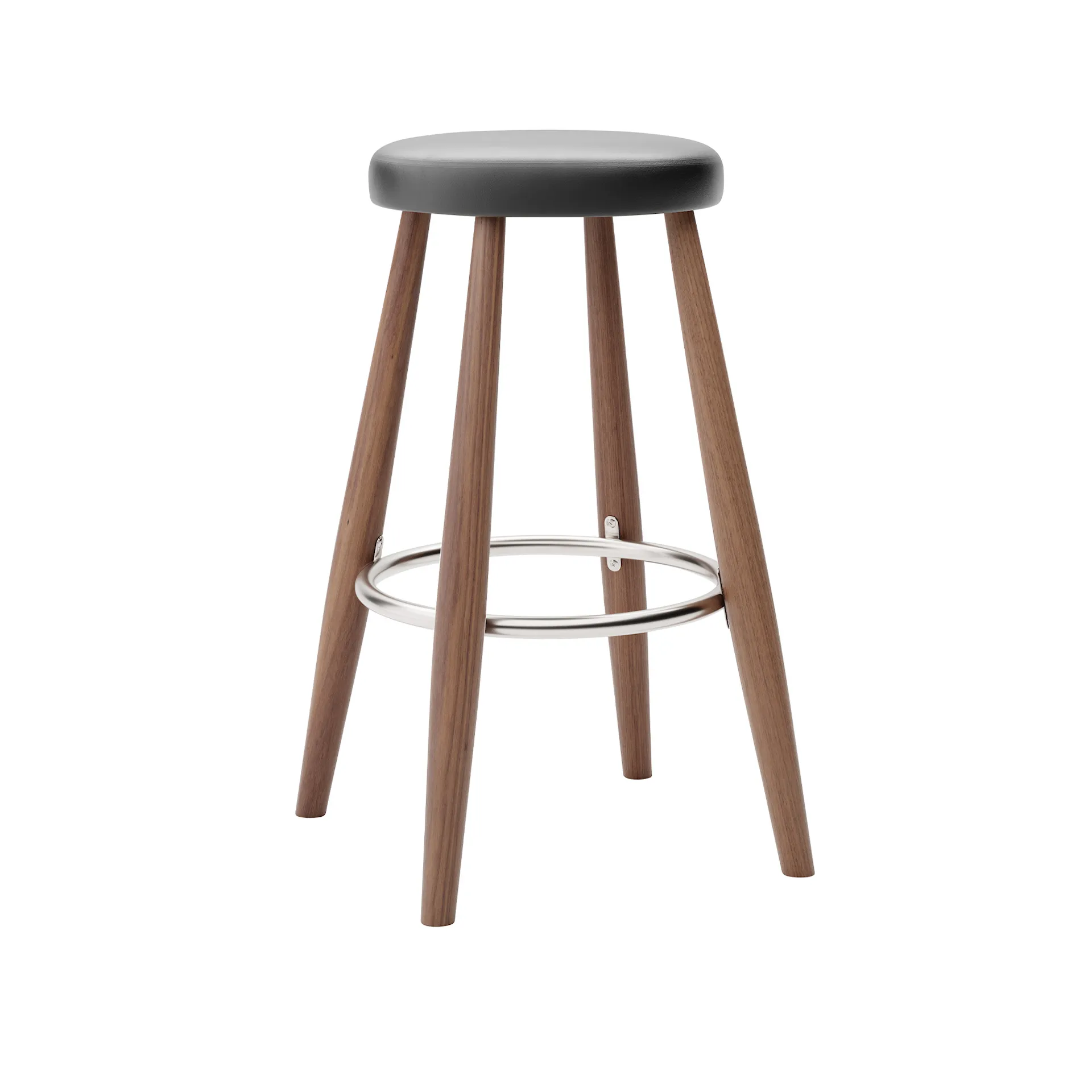 CH58 Low Stool - Walnut - Carl Hansen - Hans J. Wegner - NO GA