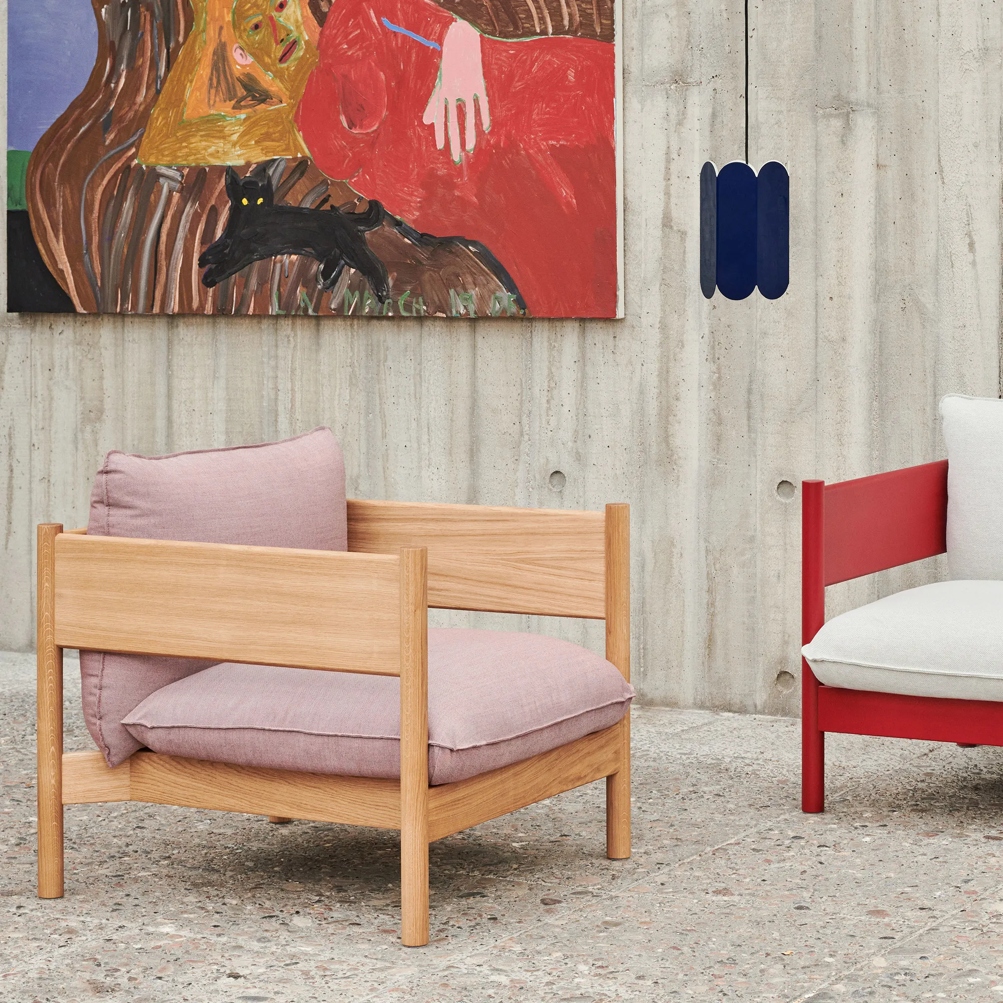 Arbour Club Armchair Oak - 2