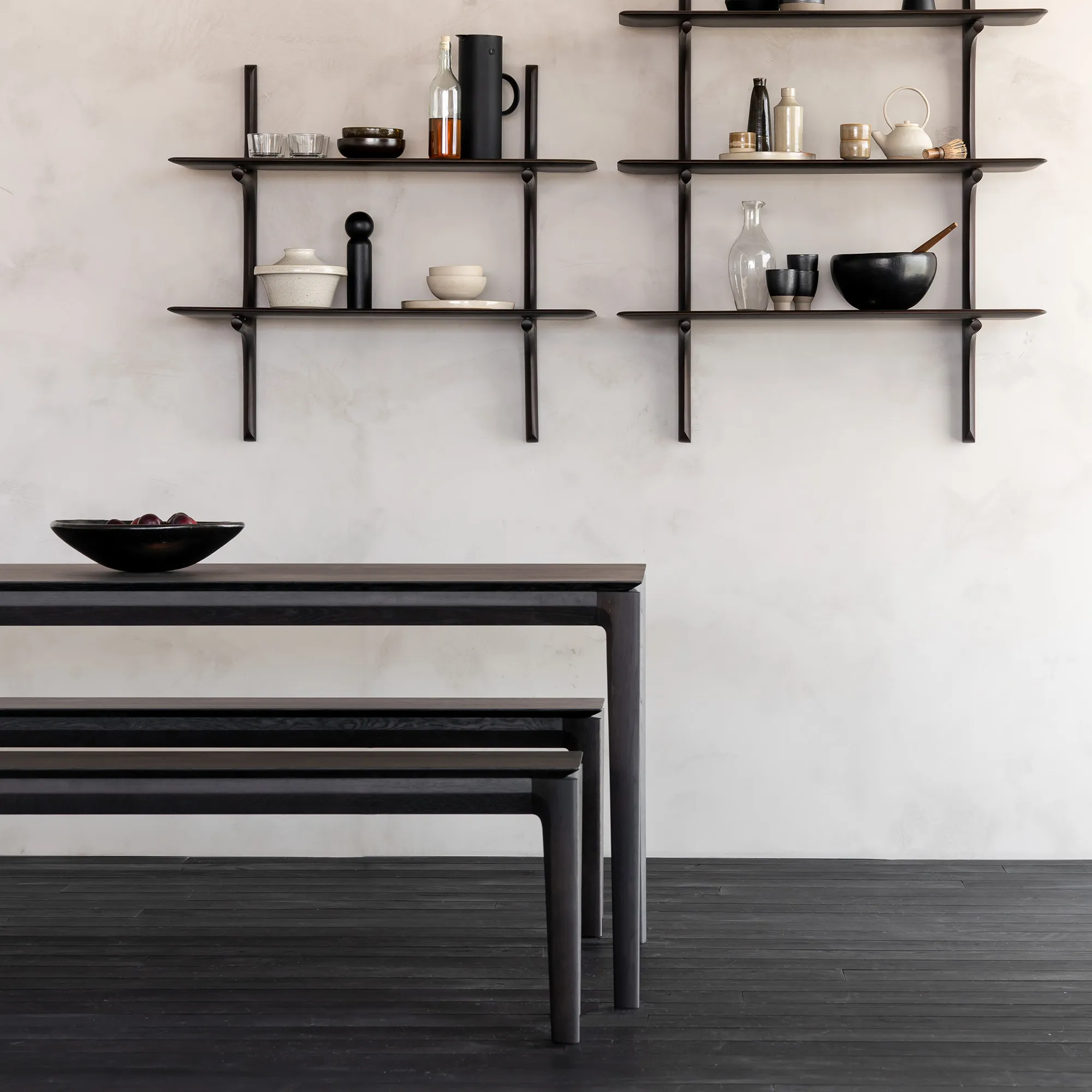 Bok Bench Brown Oak - 3