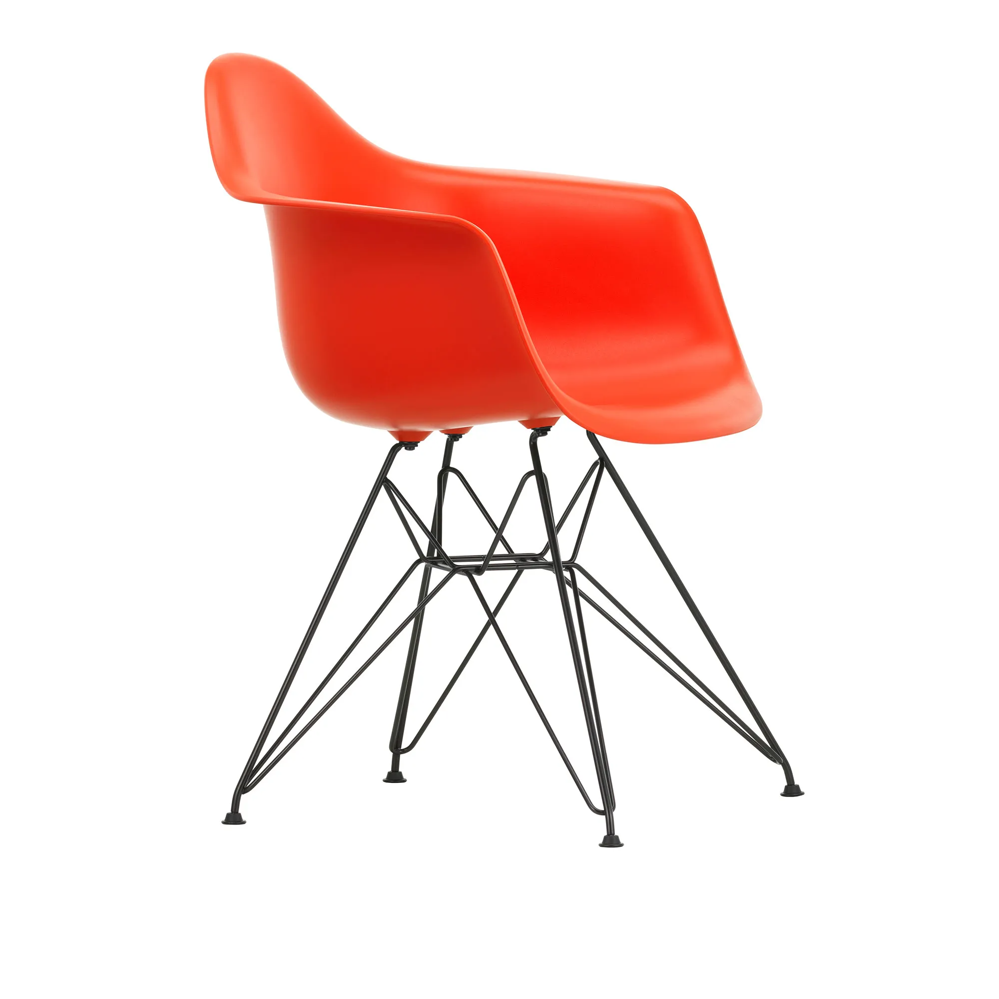 Eames RE Plastic Armchair DAR eetkamerstoel Basic Dark - 1