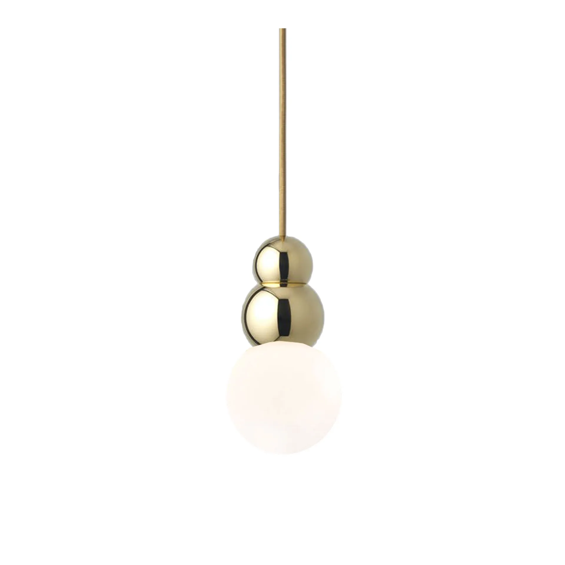 Ball Light Large Pendant Flex Polished Brass - Michael Anastassiades - Michael Anastassiades - NO GA