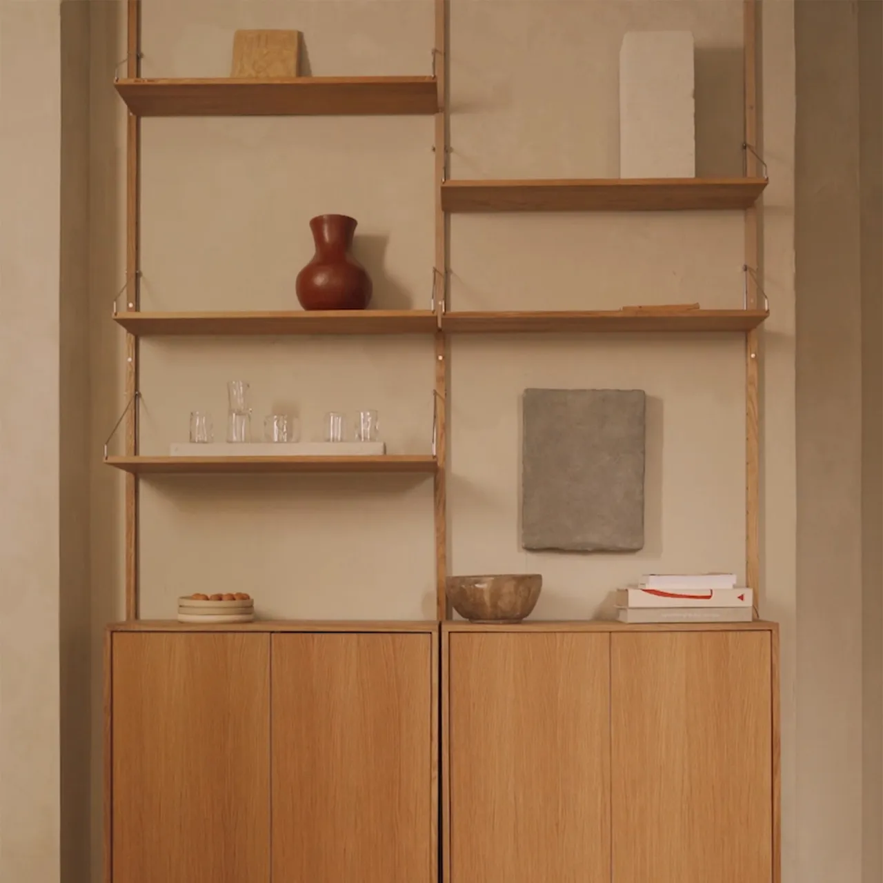 Shelf Library Cabinet Section skab