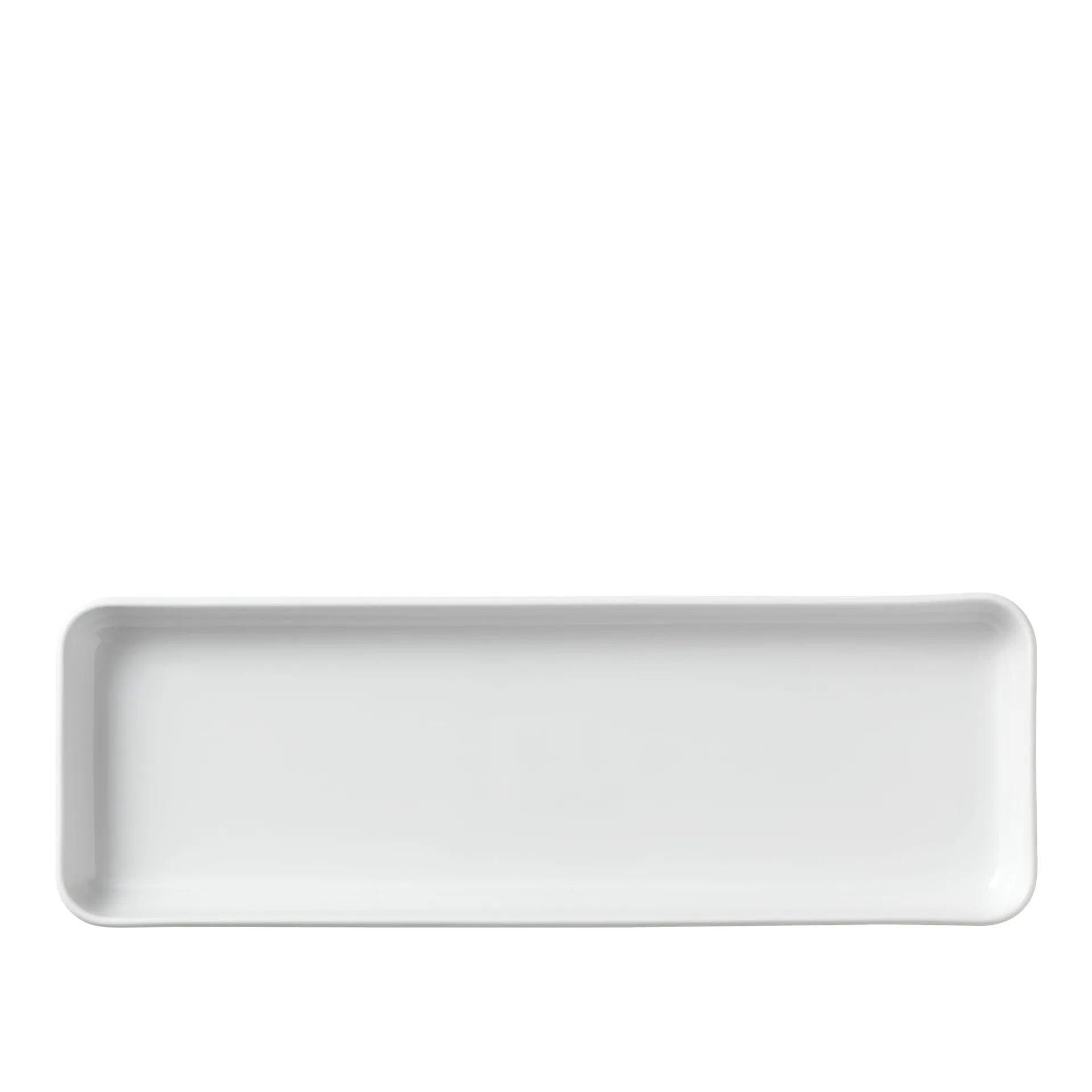 White Fluted Rectangular Dish 36 x 12.5 cm - Royal Copenhagen - NO GA