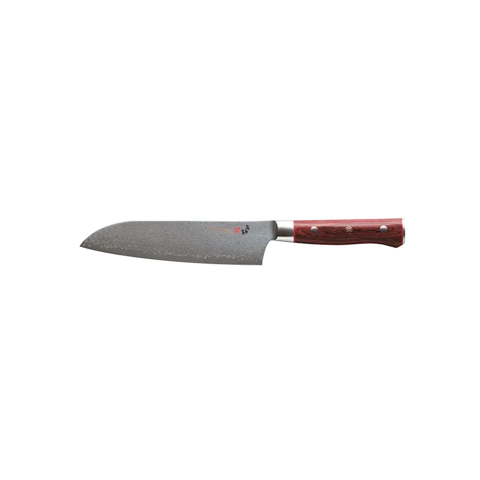 Flame Damascus Santoku Chef's Knife 18 cm