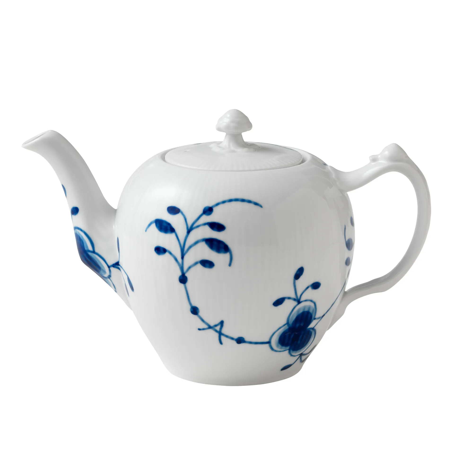 Blue Fluted Mega Teekannu 1 L - Royal Copenhagen - NO GA