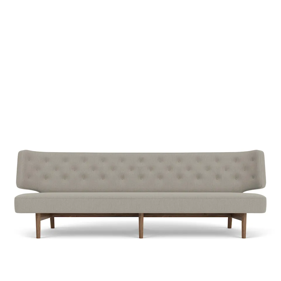 Radiohus 3-personers sofa valnød