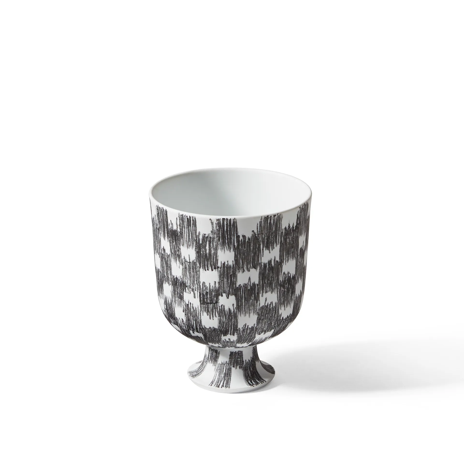 Post Scriptum Cachepot Vase - Black Checks - Cassina - NO GA