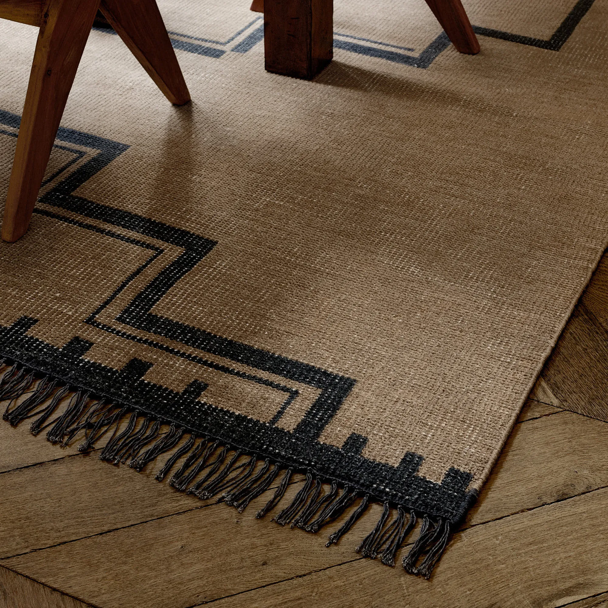Elder 02 Navy Wool Rug - 5