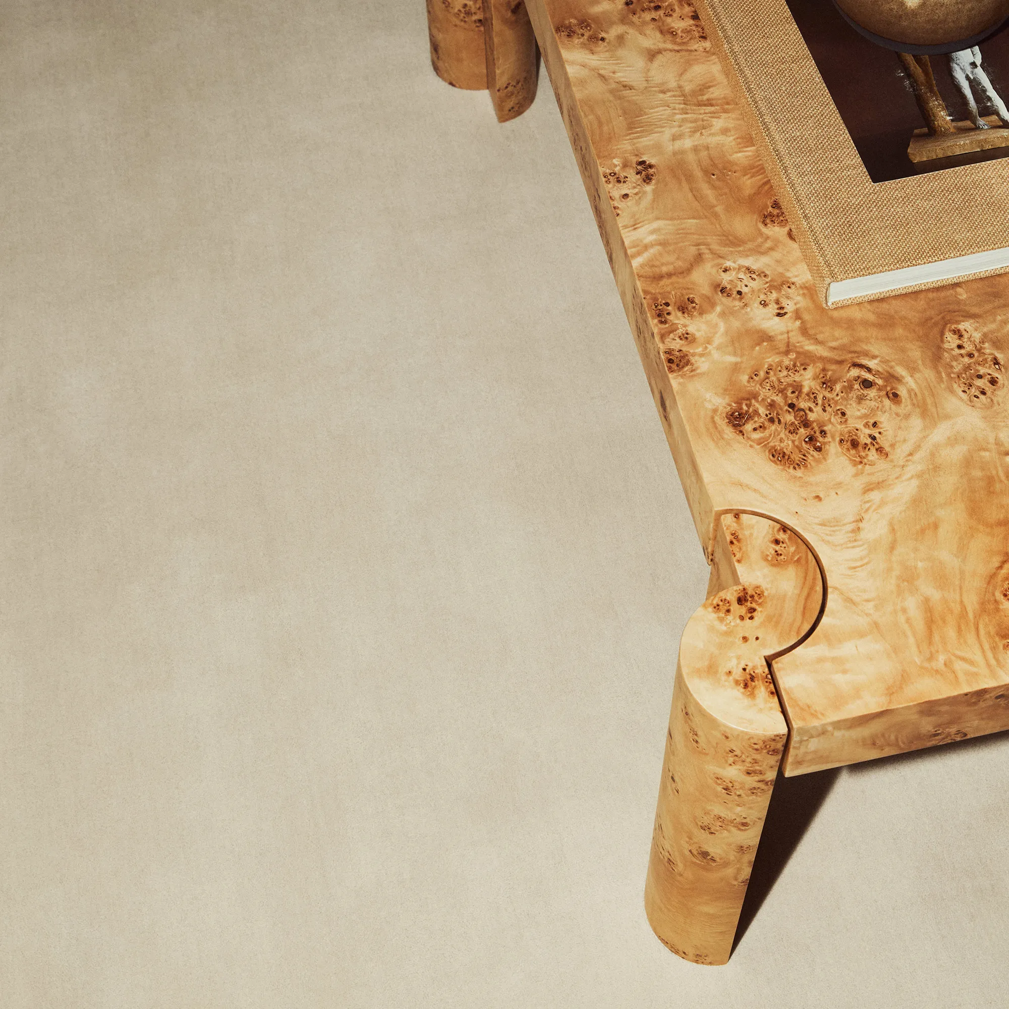 Grand Dusty White wool rug - 3