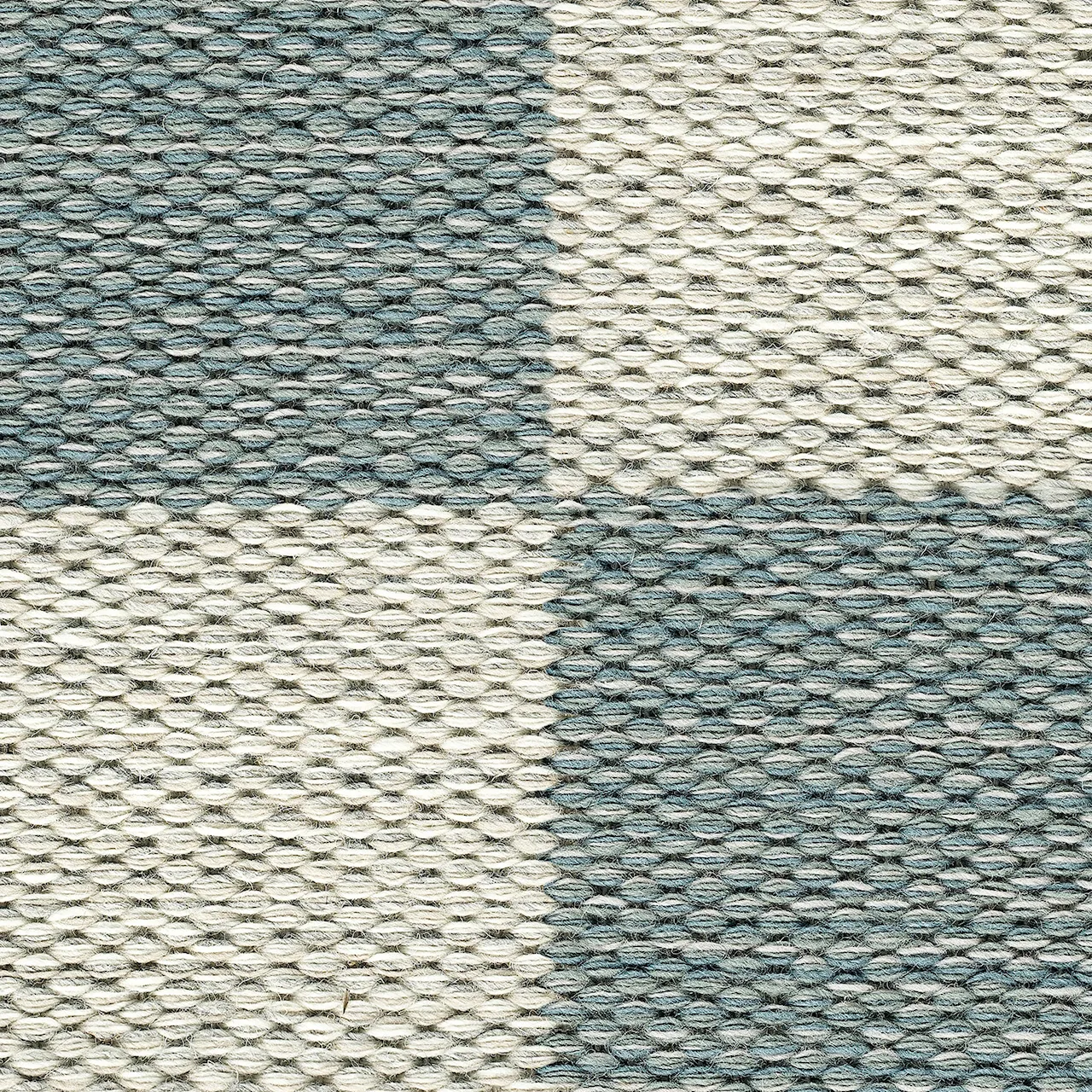 Checkerboard Icon Polarized Blue 251 Wool Rug