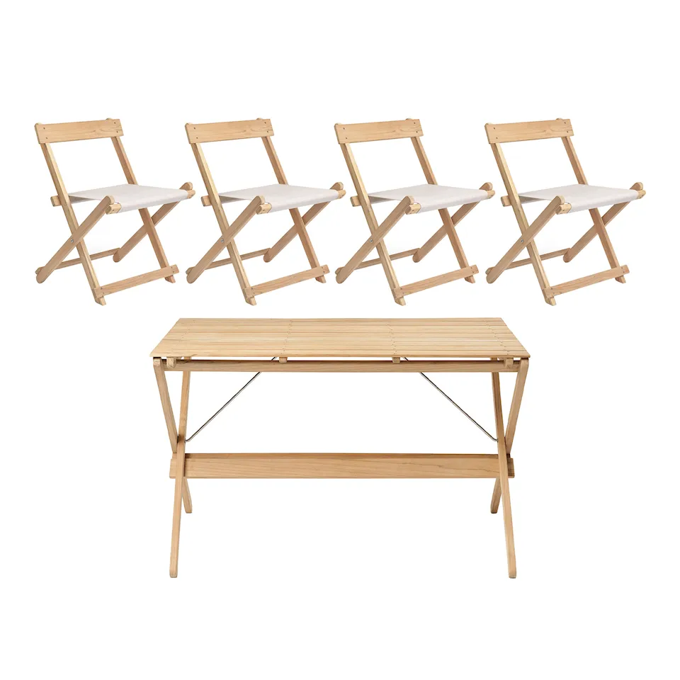 BM dining set with table and 4 chairs